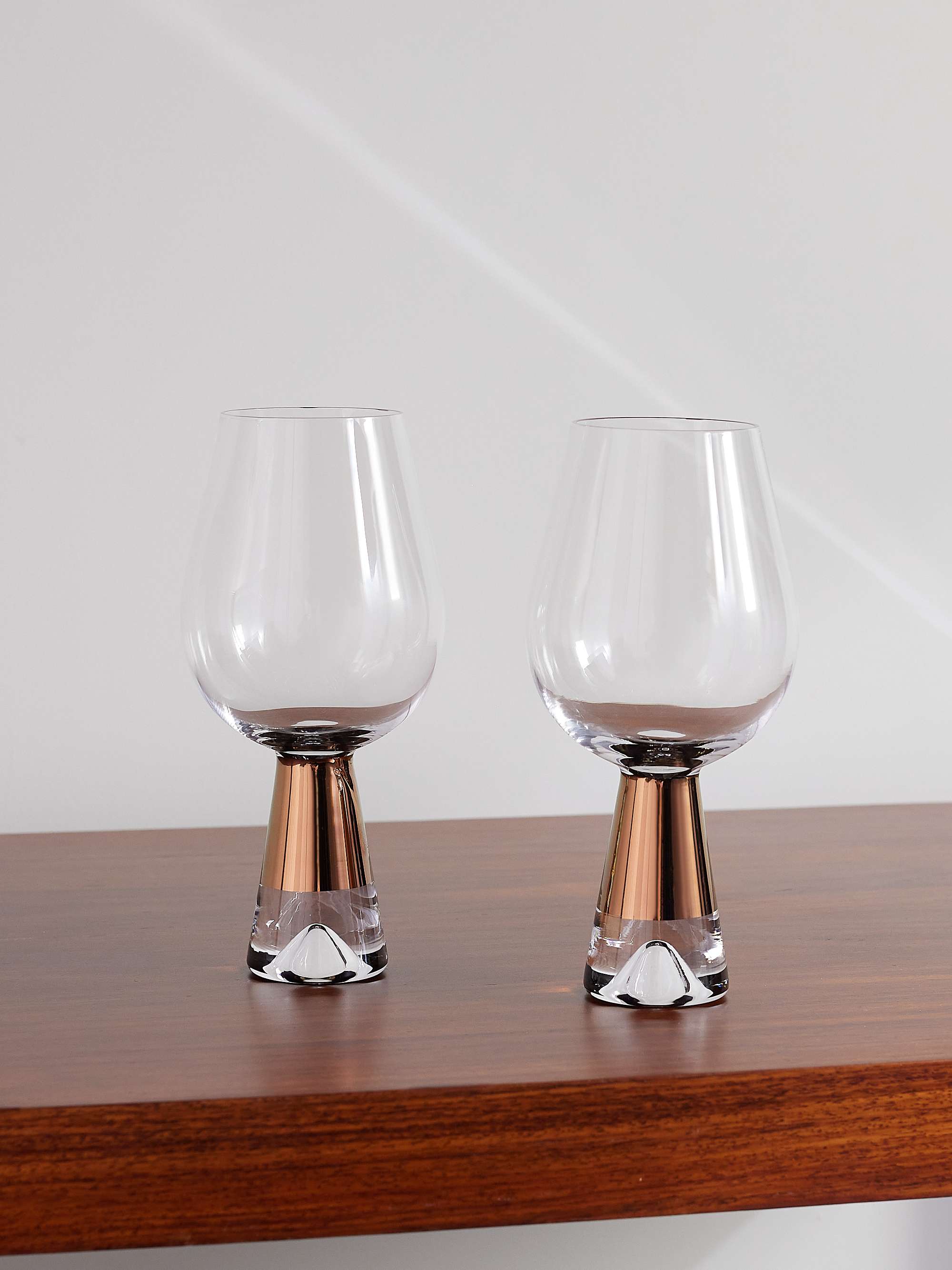 Tom Dixon. Tank wine glasses