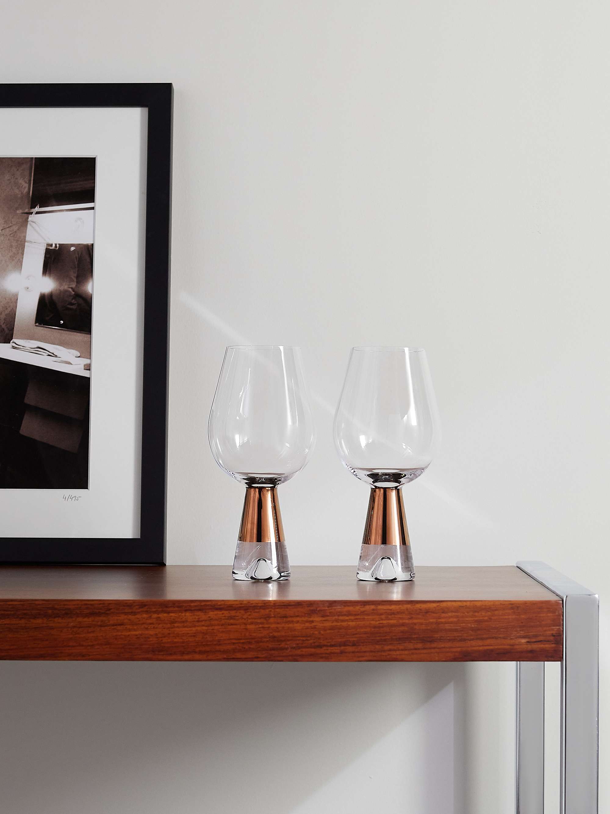 TOM DIXON Tank Set of Two Painted Wine Glasses