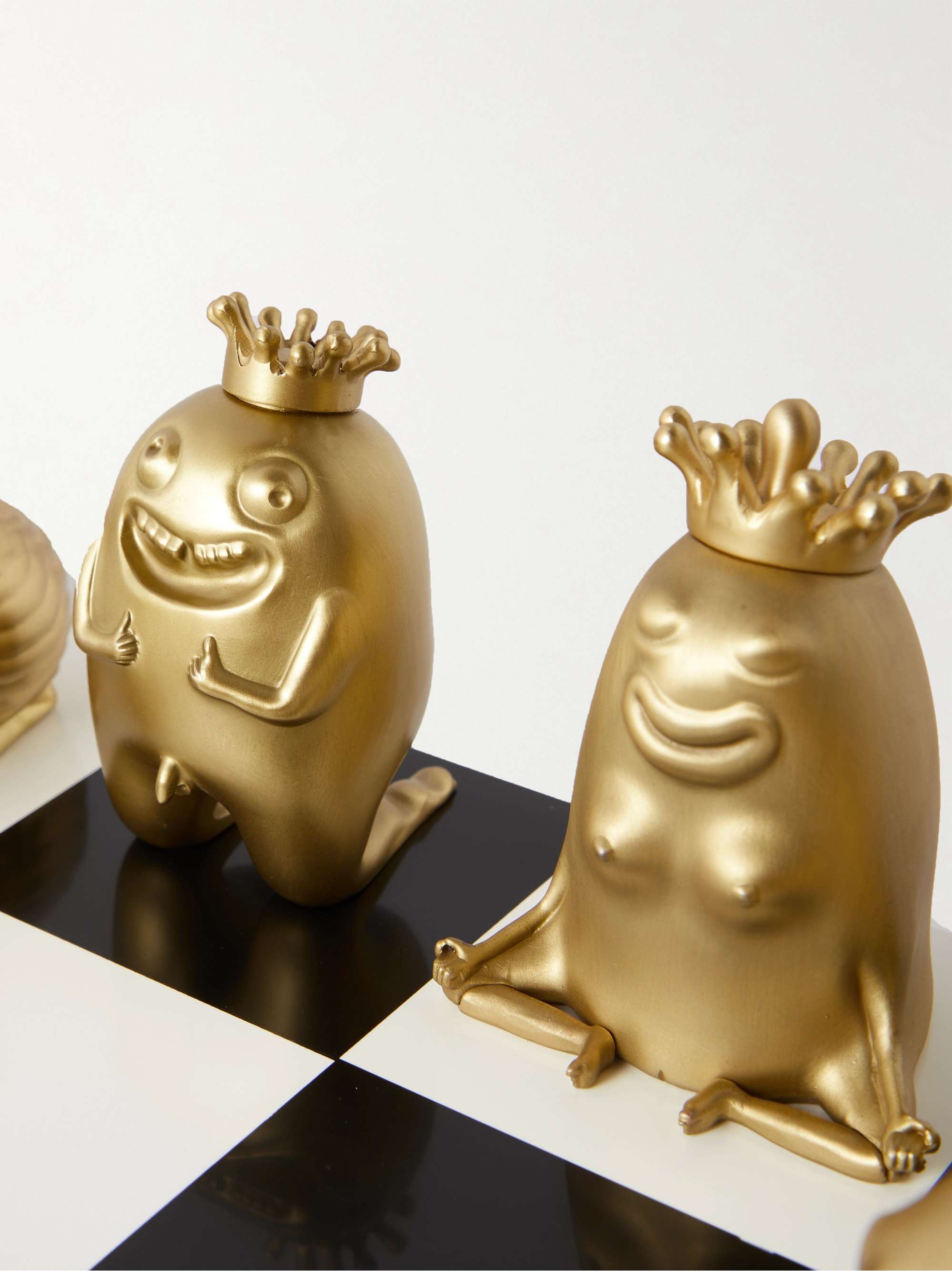 L'OBJET + Haas Brothers Stone Chess Set