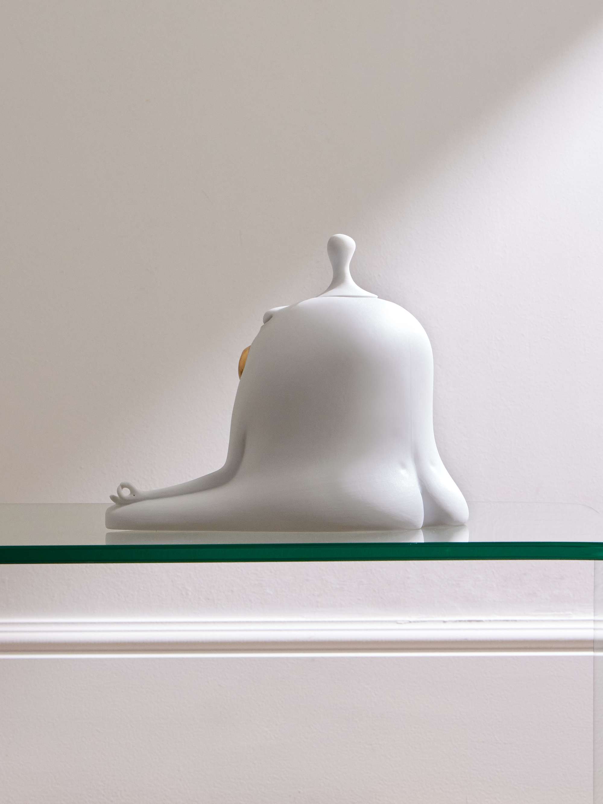 L'OBJET + Haas Brothers Meditator Gold-Plated Porcelain Incense Burner