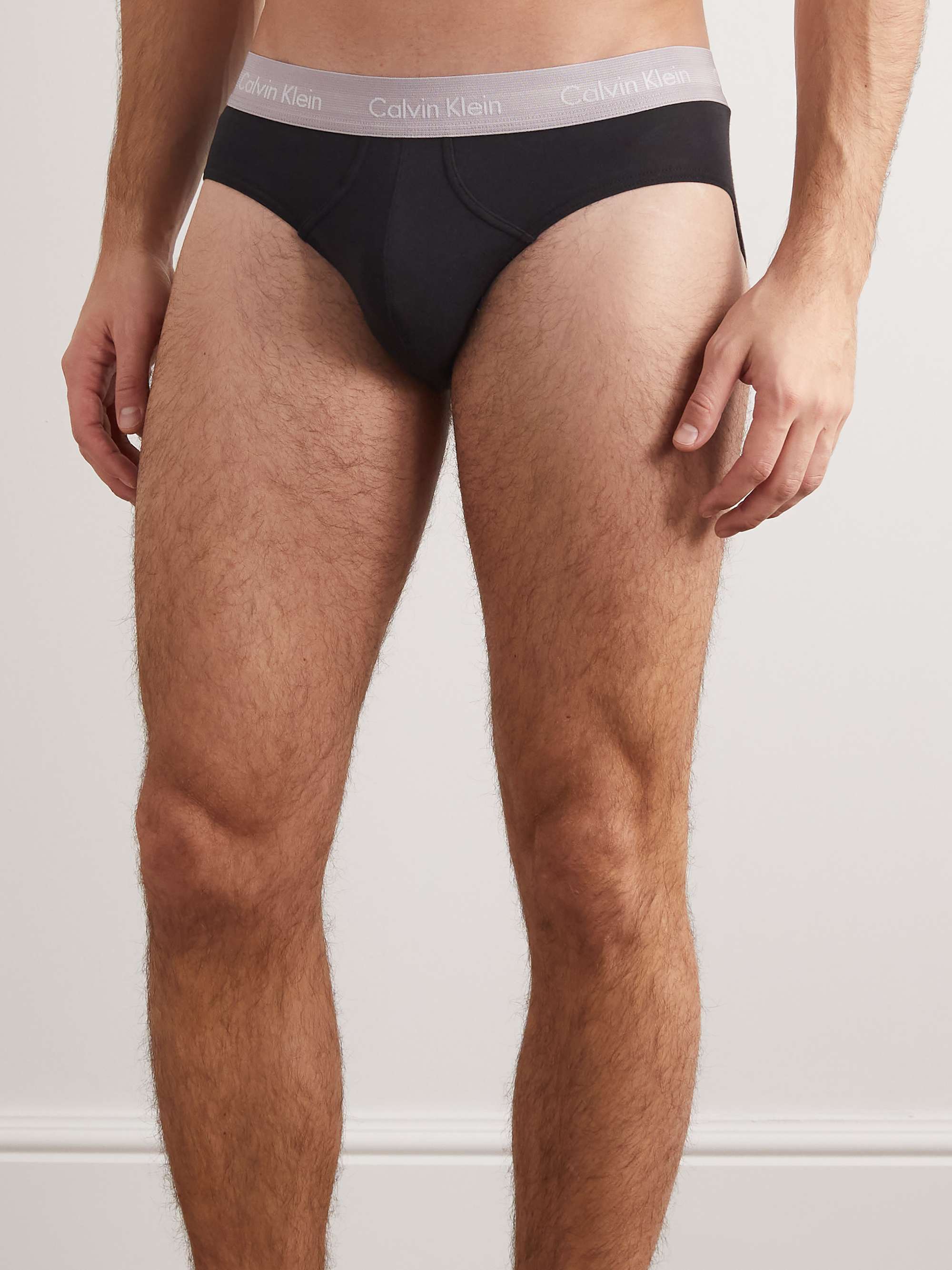 CALVIN KLEIN UNDERWEAR Five-Pack Stretch-Cotton Briefs