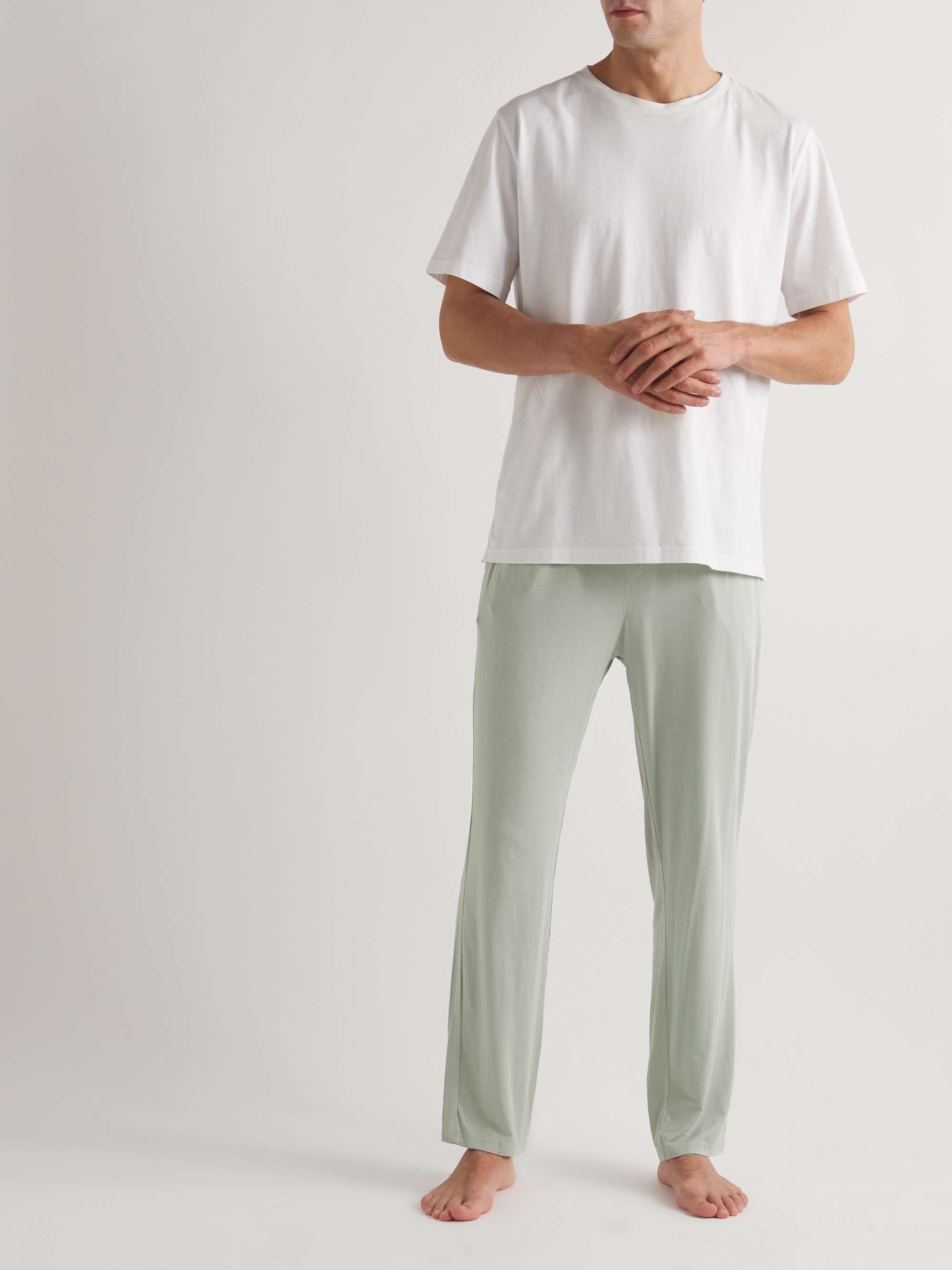 CALVIN KLEIN UNDERWEAR Stretch Modal and Cashmere-Blend Jersey Pyjama Trousers