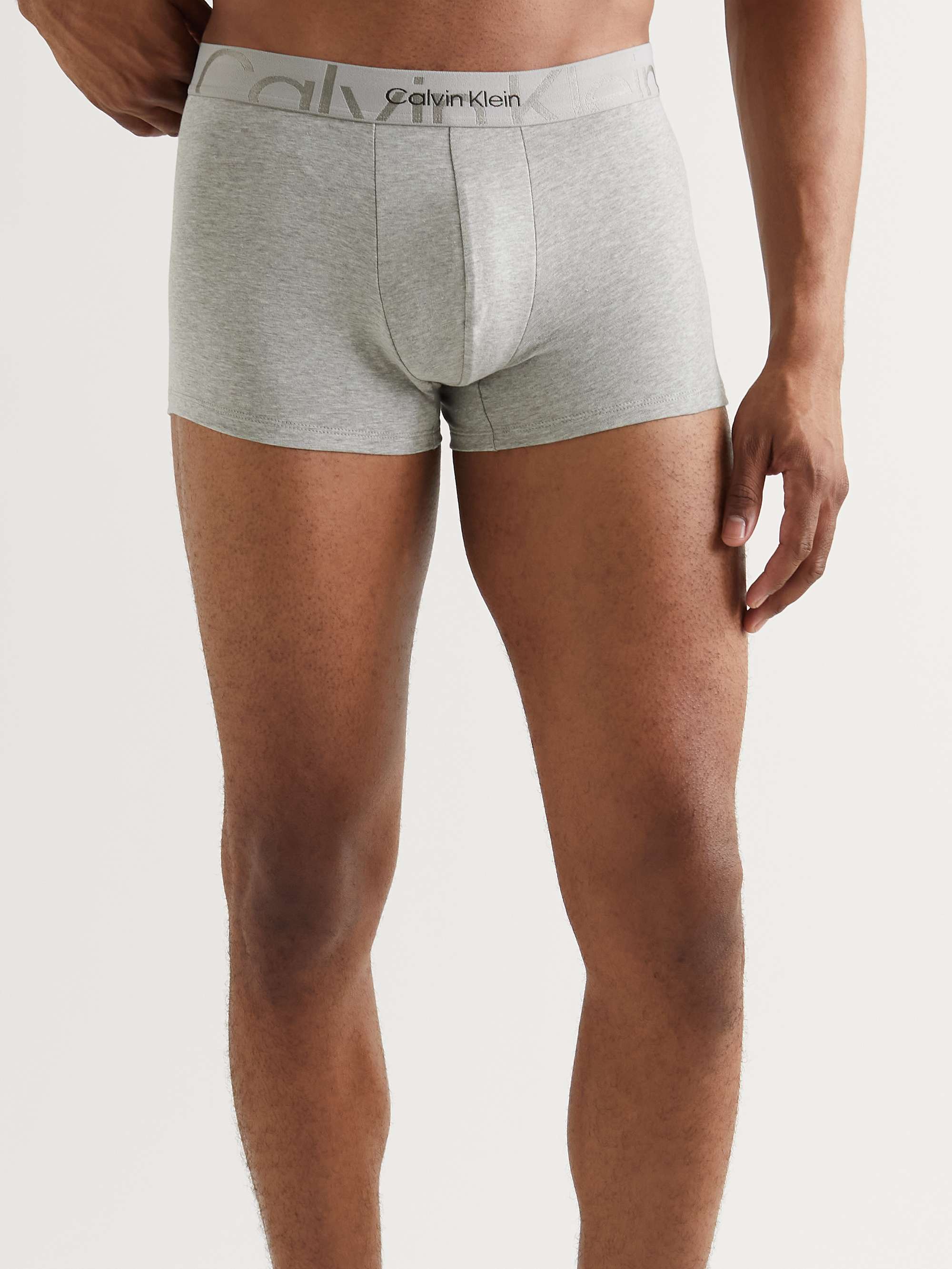 CALVIN KLEIN UNDERWEAR Icon Stretch-Cotton Boxer Briefs