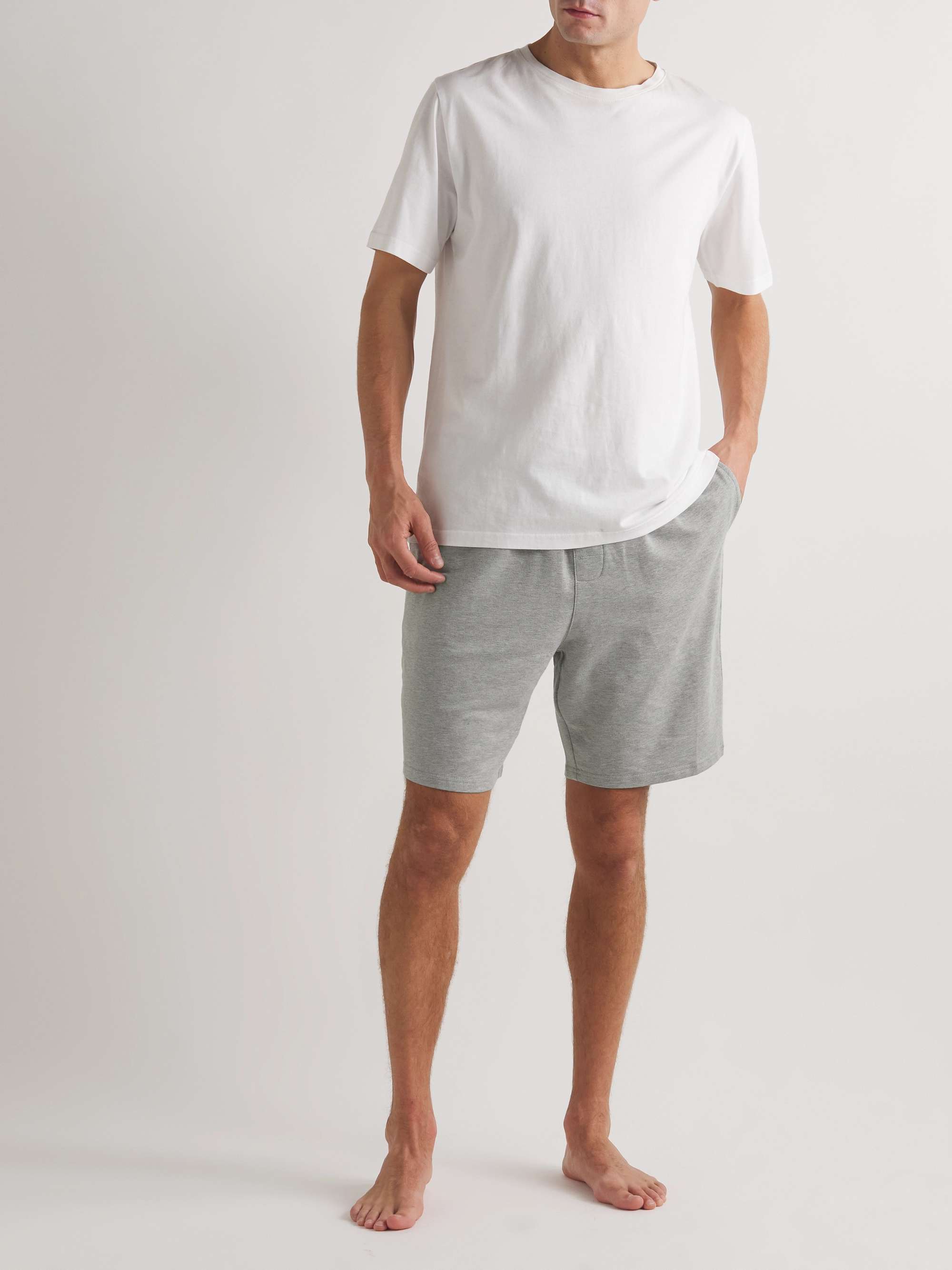 CALVIN KLEIN UNDERWEAR Cotton-Blend Jersey Pyjama Shorts