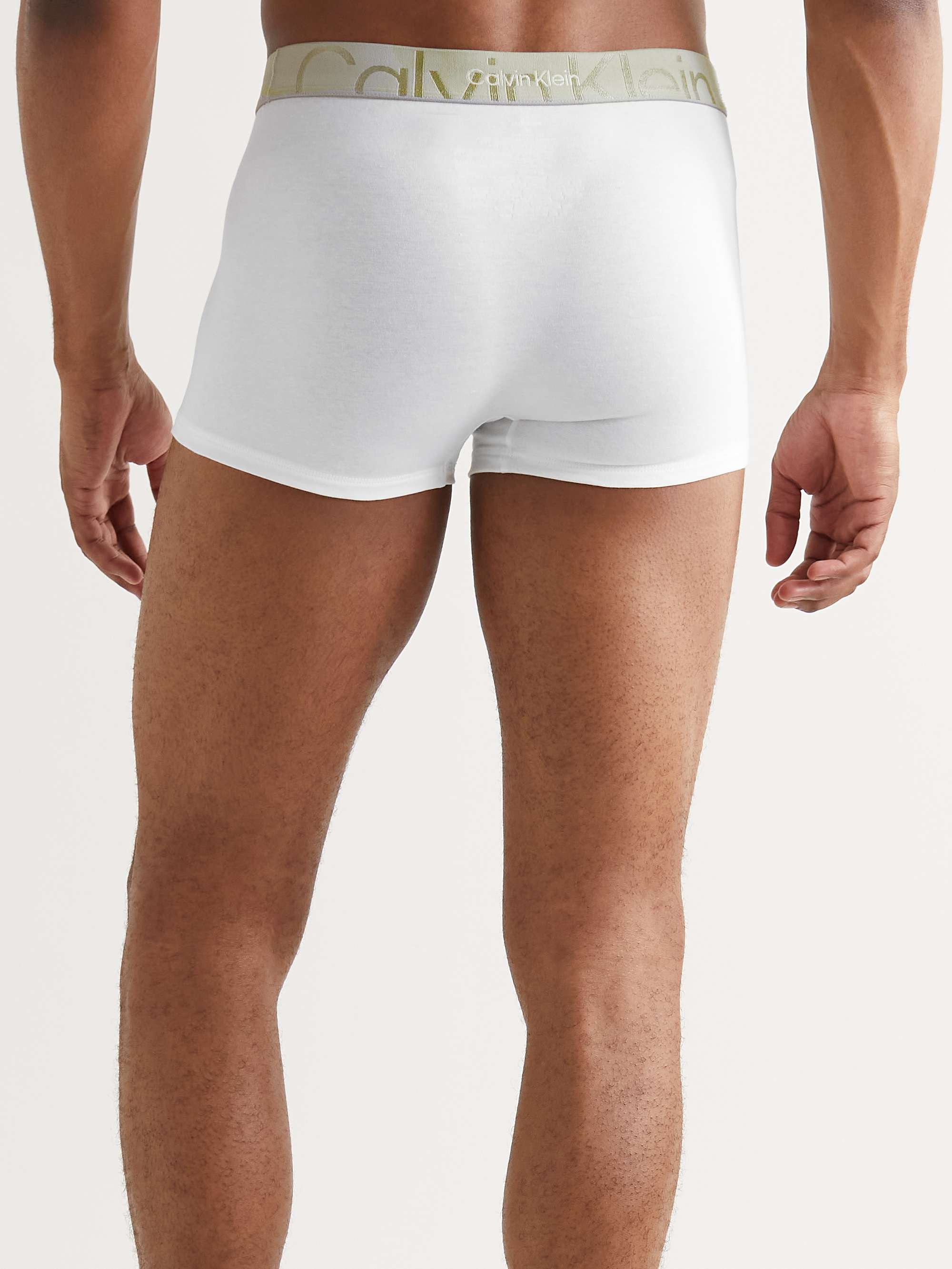 CALVIN KLEIN UNDERWEAR Icon Stretch-Cotton Boxer Briefs