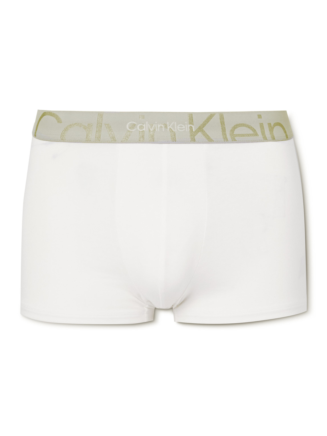 Calvin Klein Underwear Icon Stretch-cotton Boxer Briefs In White
