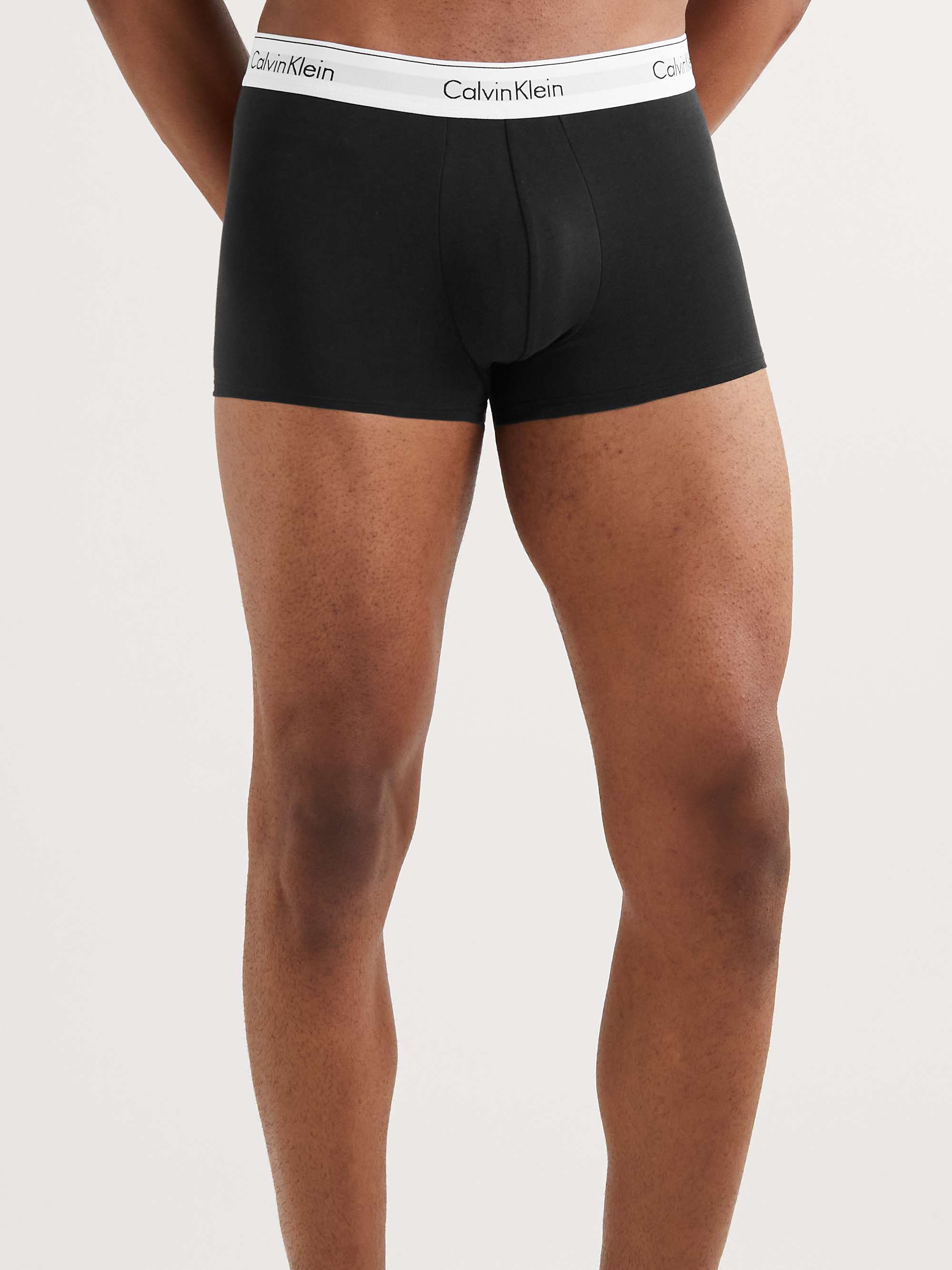 Calvin Klein Underwear: Three-Pack Black Boxer Briefs