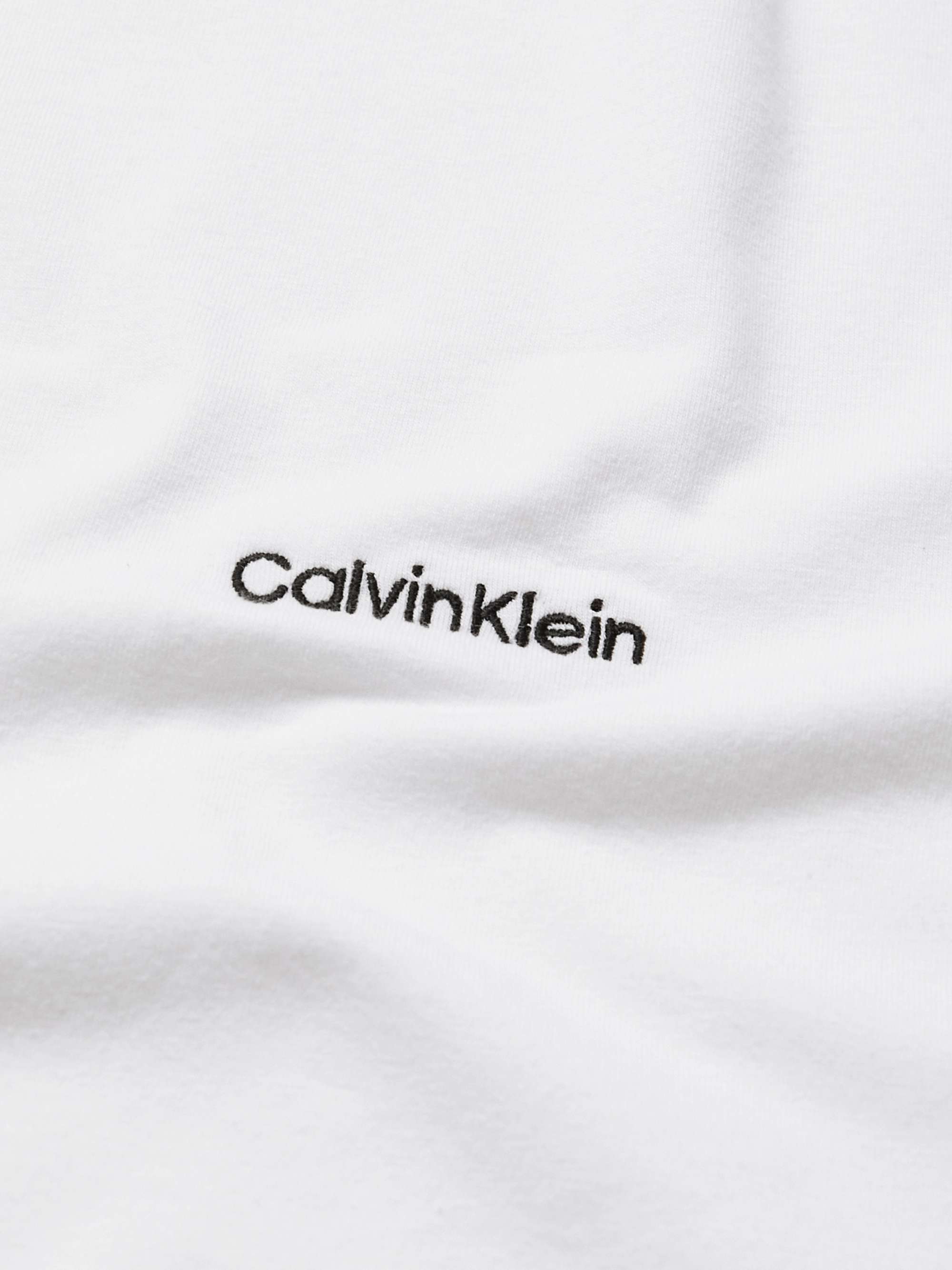 CALVIN KLEIN UNDERWEAR Modern Logo-Embroidered Cotton-Blend Jersey T-Shirt