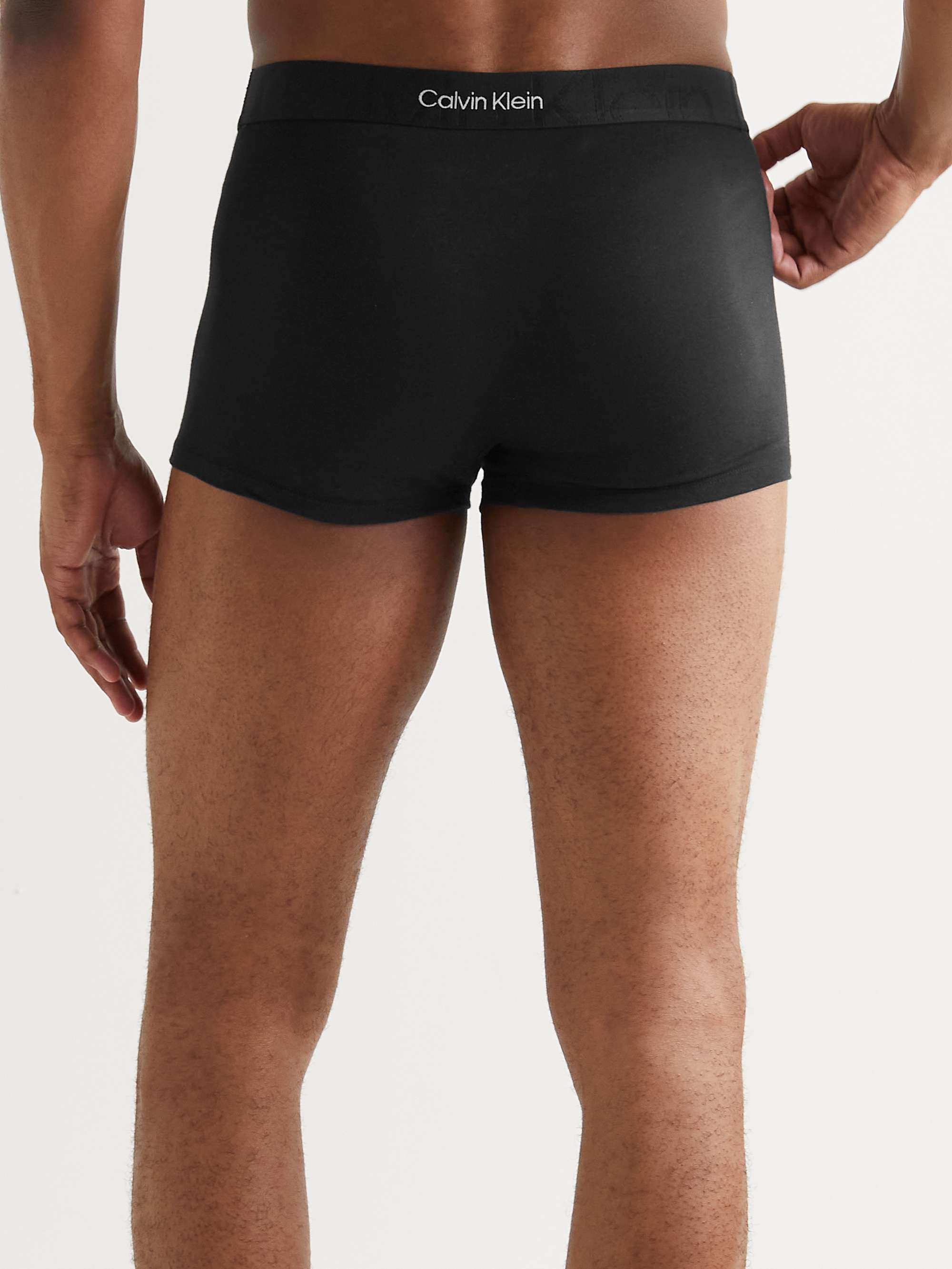 CALVIN KLEIN UNDERWEAR Icon Stretch-Cotton Boxer Briefs