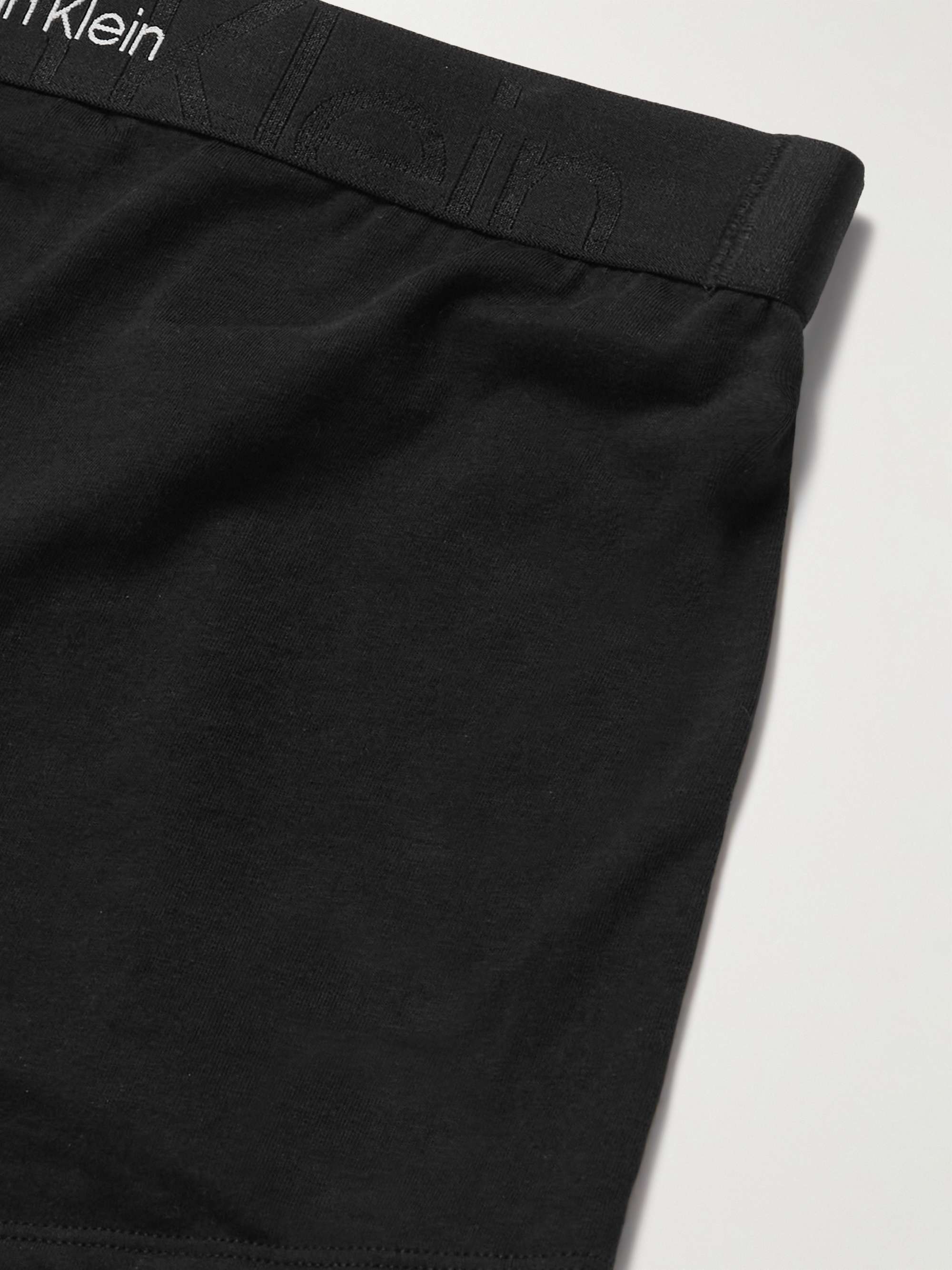 CALVIN KLEIN UNDERWEAR Icon Stretch-Cotton Boxer Briefs