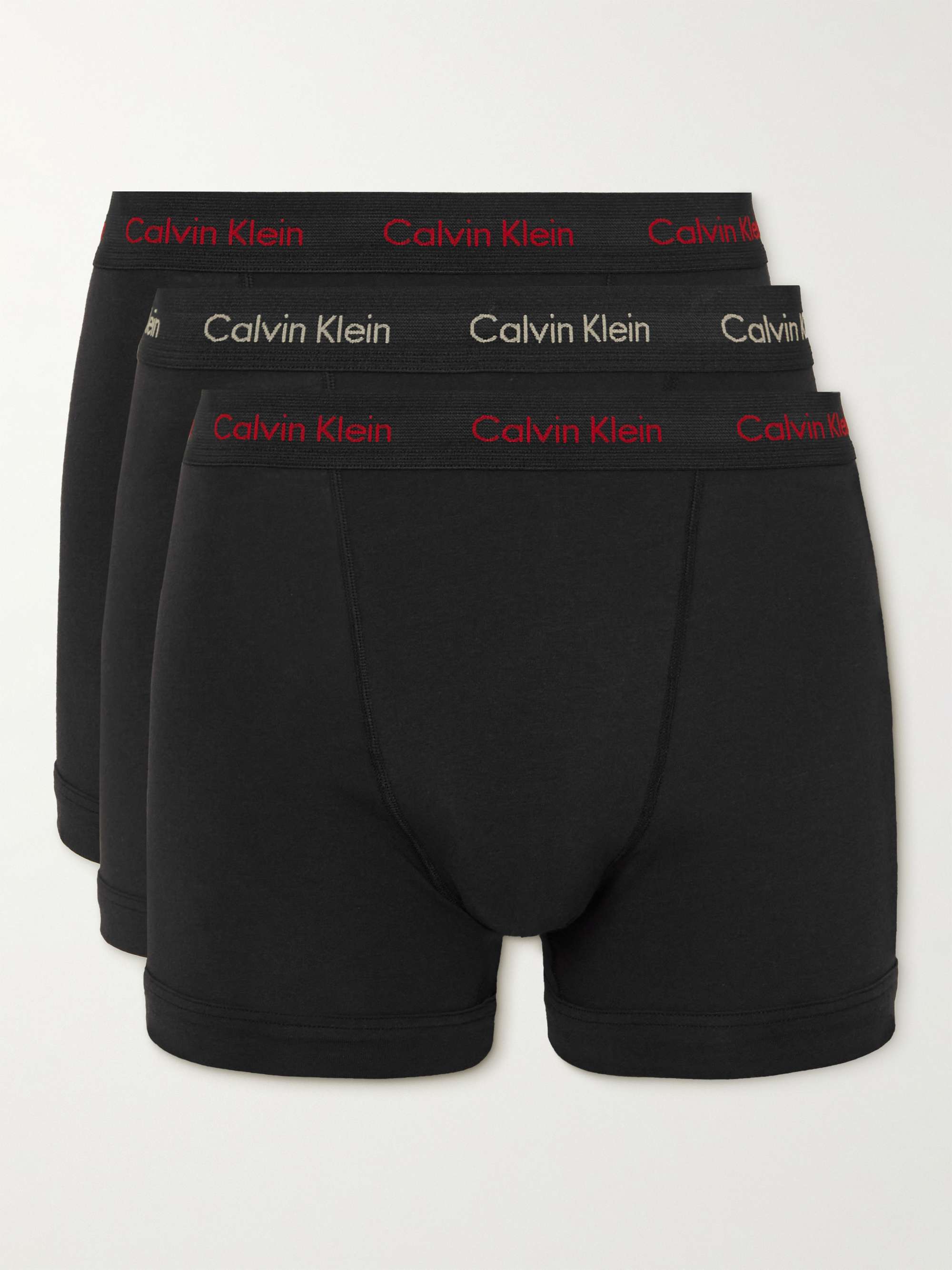 CALVIN KLEIN UNDERWEAR Three-Pack Stretch-Cotton Boxer Briefs | MR PORTER CALVIN KLEIN UNDERWEAR Three-Pack Stretch-Cotton Boxer Briefs | MR PORTER