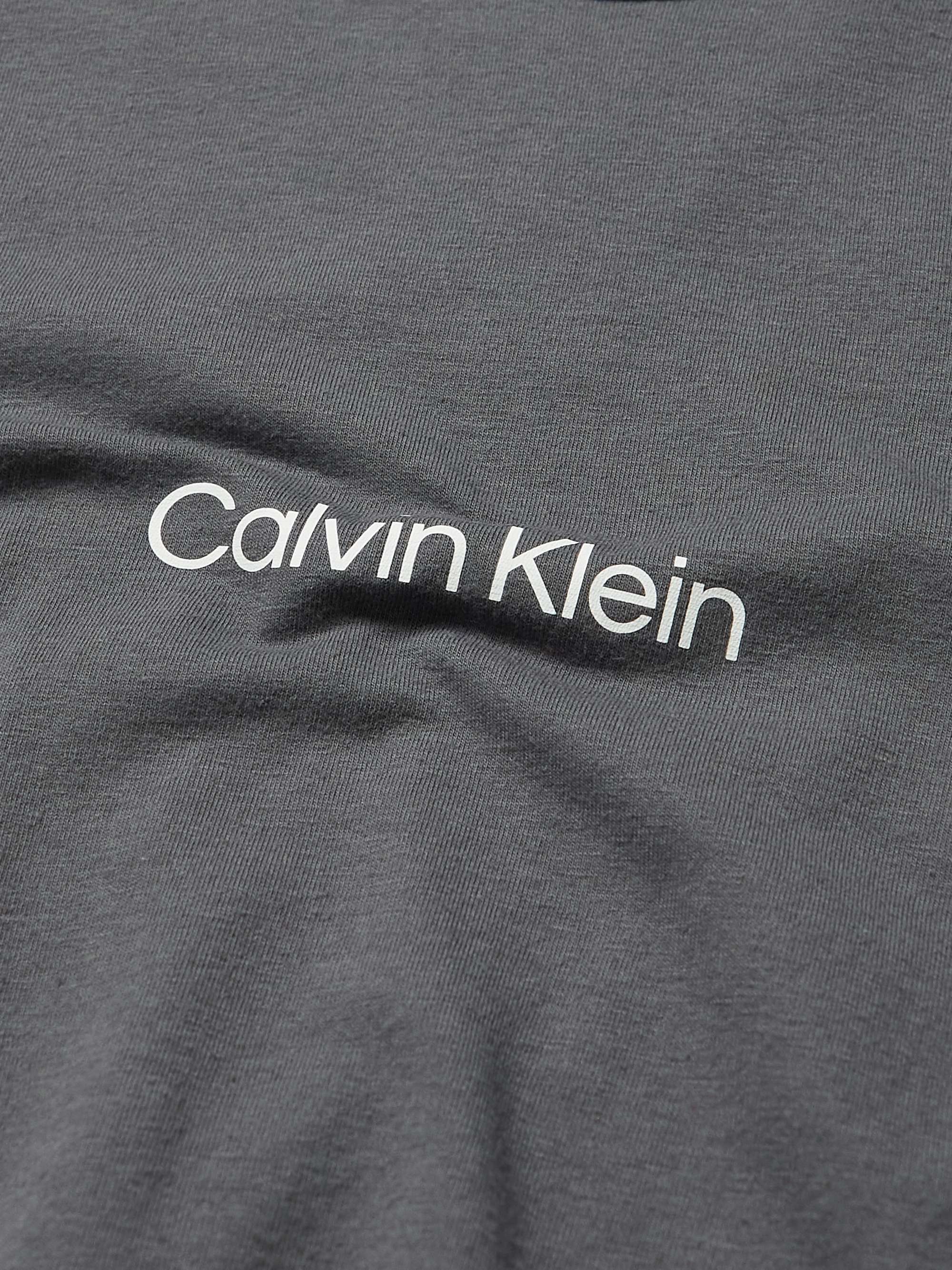 CALVIN KLEIN UNDERWEAR Modern Structure Lounge Stretch Cotton-Blend Jersey Pyjama Top