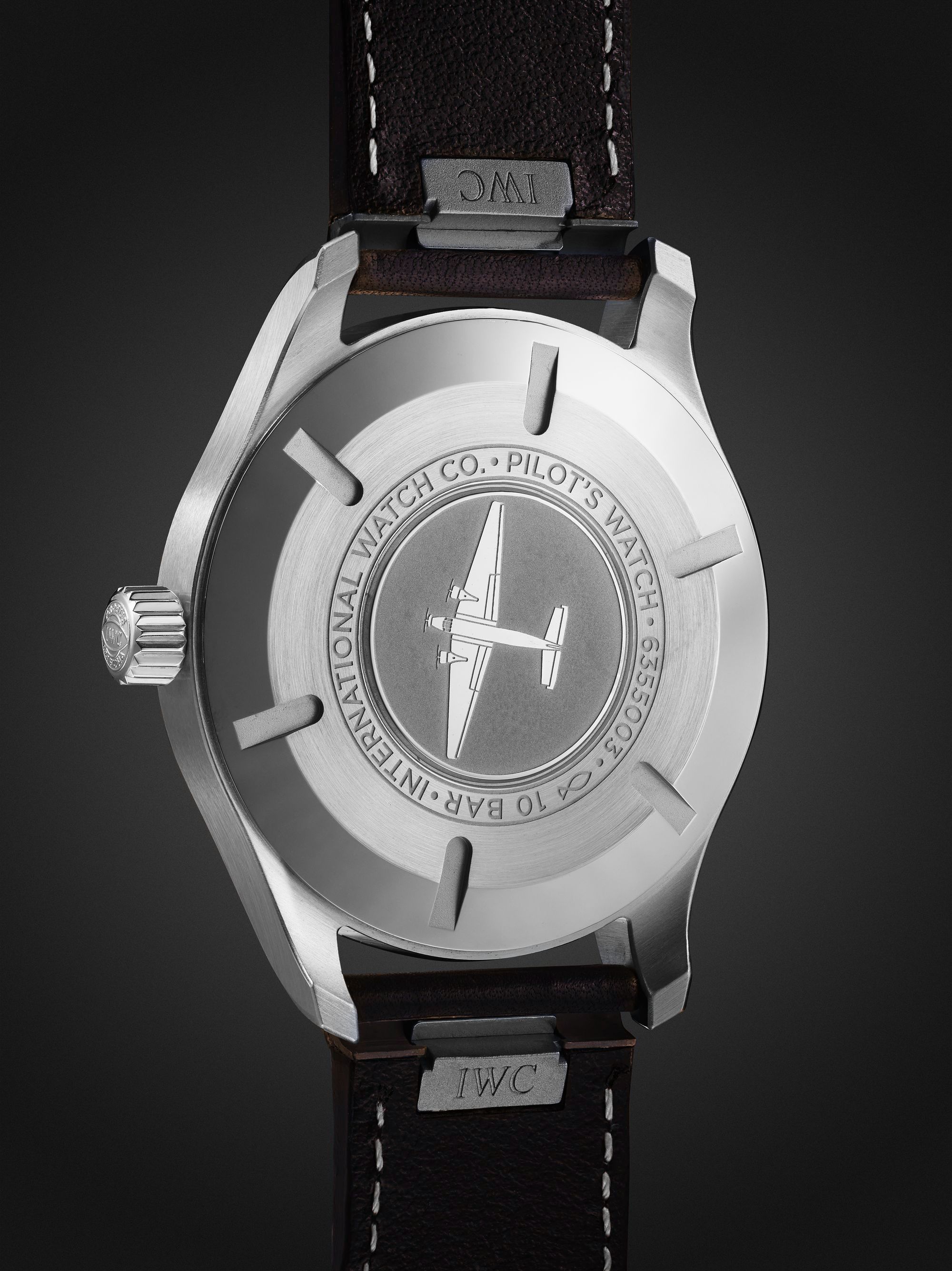 IWC SCHAFFHAUSEN Pilot's Mark XX Automatic 40mm Stainless Steel and Leather Watch, Ref. No. IW328201