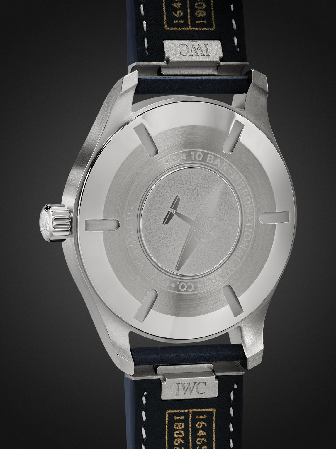  Iwc Schaffhausen - Pilot's Mark Xx Automatic 40mm Stainless Steel And Leather Watch, Ref. No. Iw328203 - Men - Blue 