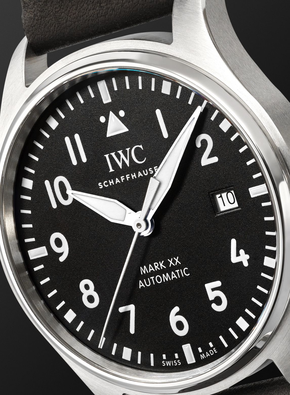 IWC SCHAFFHAUSEN Pilot's Mark XX Automatic 40mm Stainless Steel and Leather Watch, Ref. No. IW328201 - Men | Thumbnail 5 IWC SCHAFFHAUSEN Pilot's Mark XX Automatic 40mm Stainless Steel and Leather Watch, Ref. No. IW328201 - Men | Thumbnail 5