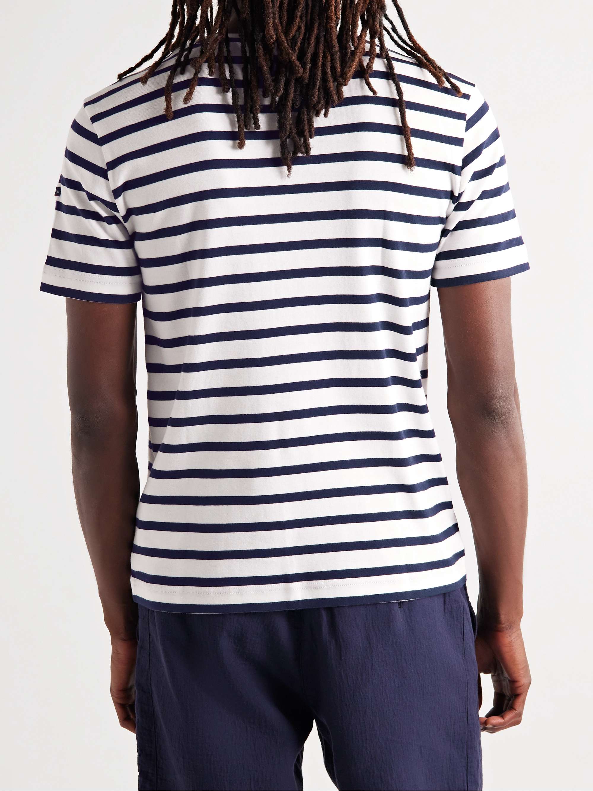 ARMOR-LUX Slim-Fit Striped Cotton-Jersey T-Shirt