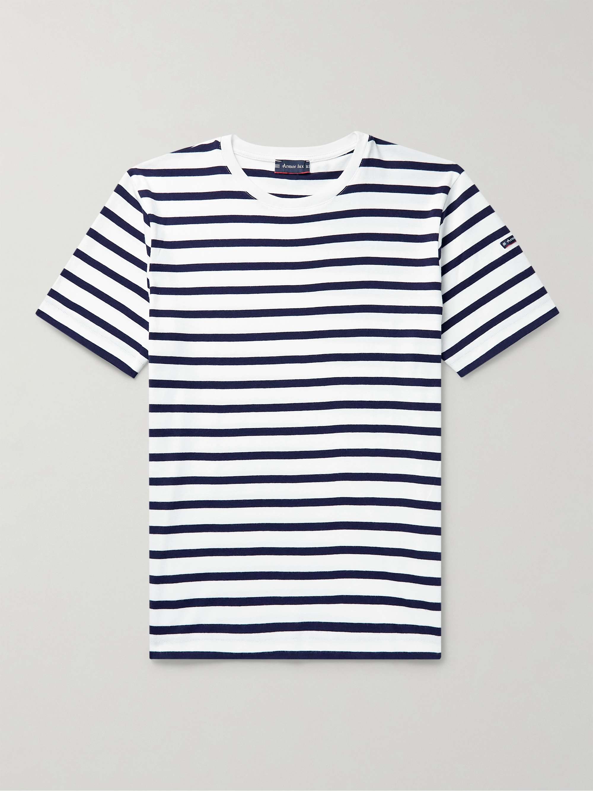 ARMOR-LUX Slim-Fit Striped Cotton-Jersey T-Shirt