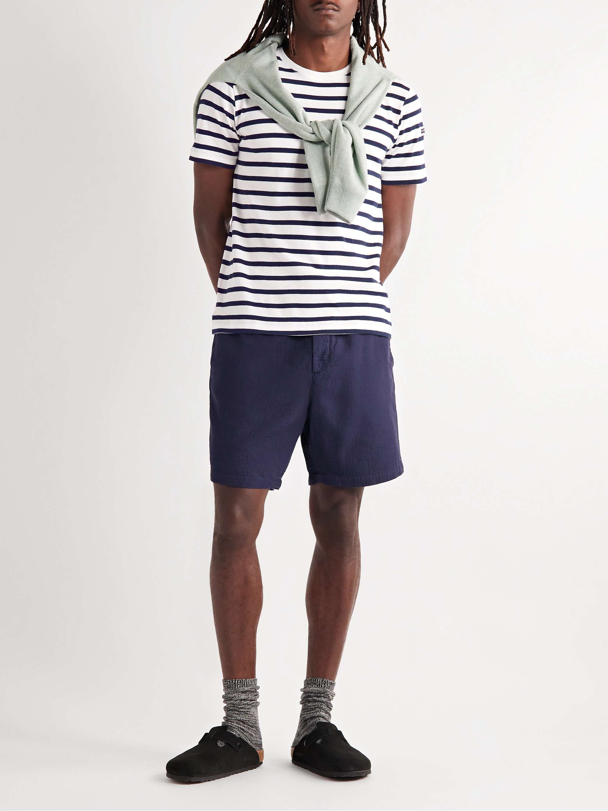 ARMOR-LUX Slim-Fit Striped Cotton-Jersey T-Shirt
