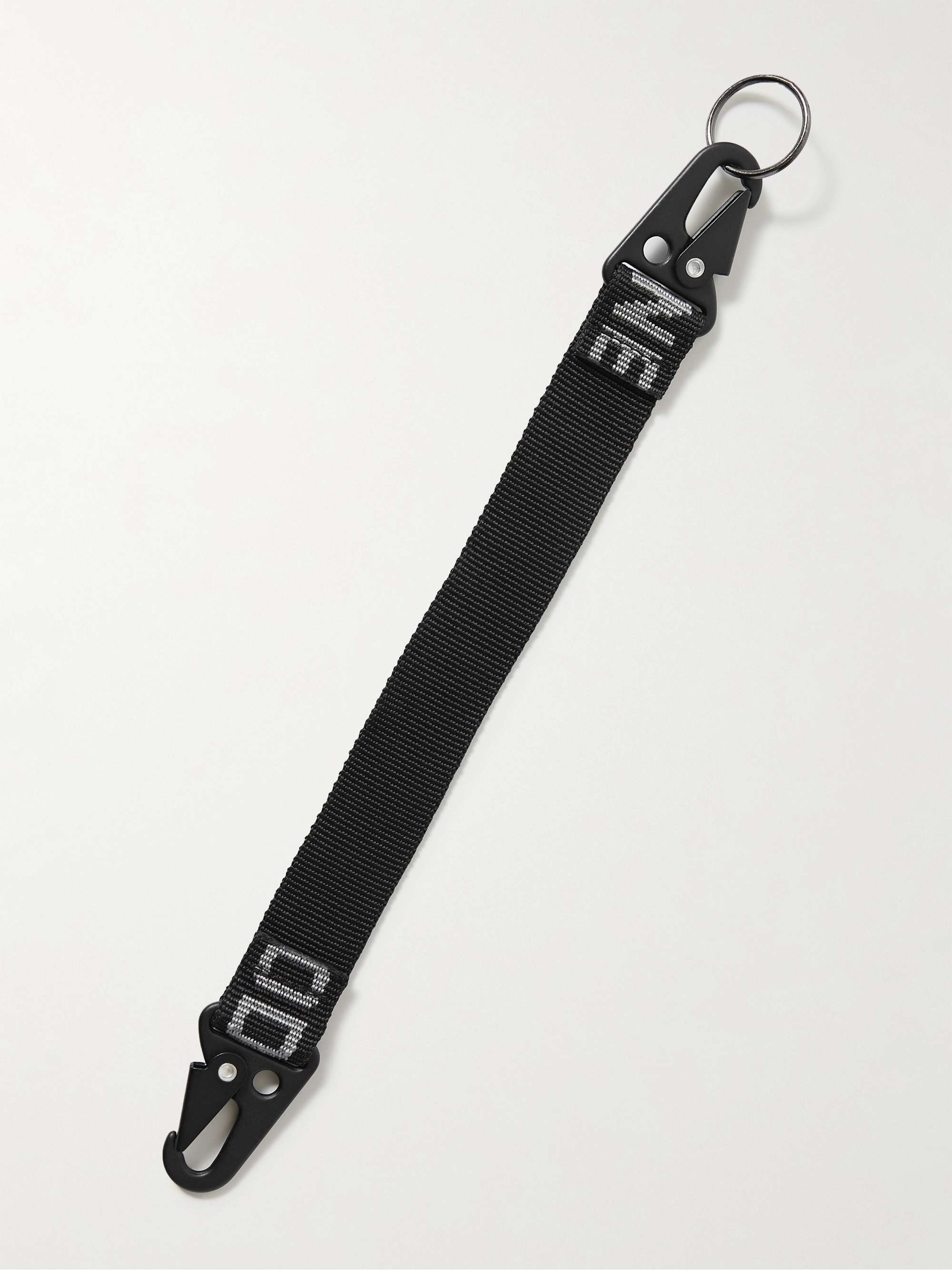NEIGHBORHOOD Logo-Jacquard Webbing Key Ring