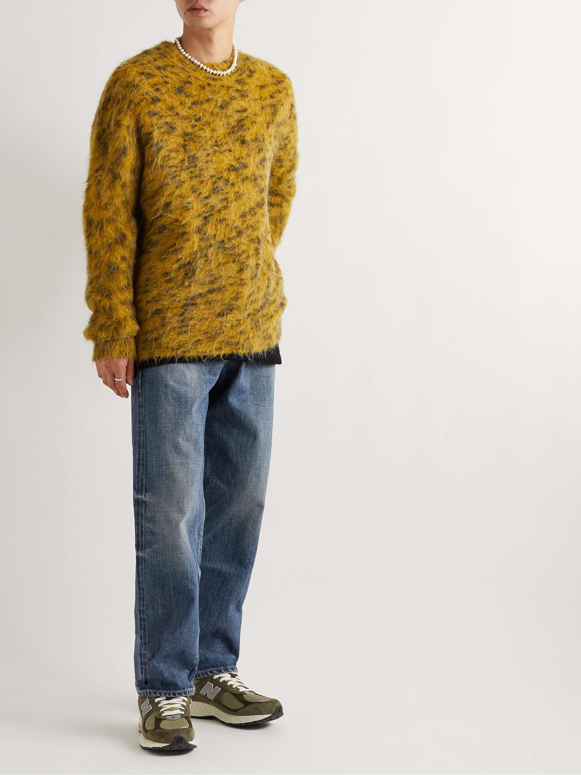 NEIGHBORHOOD Straight-Leg Logo-Appliquéd Garment-Dyed Selvedge Jeans