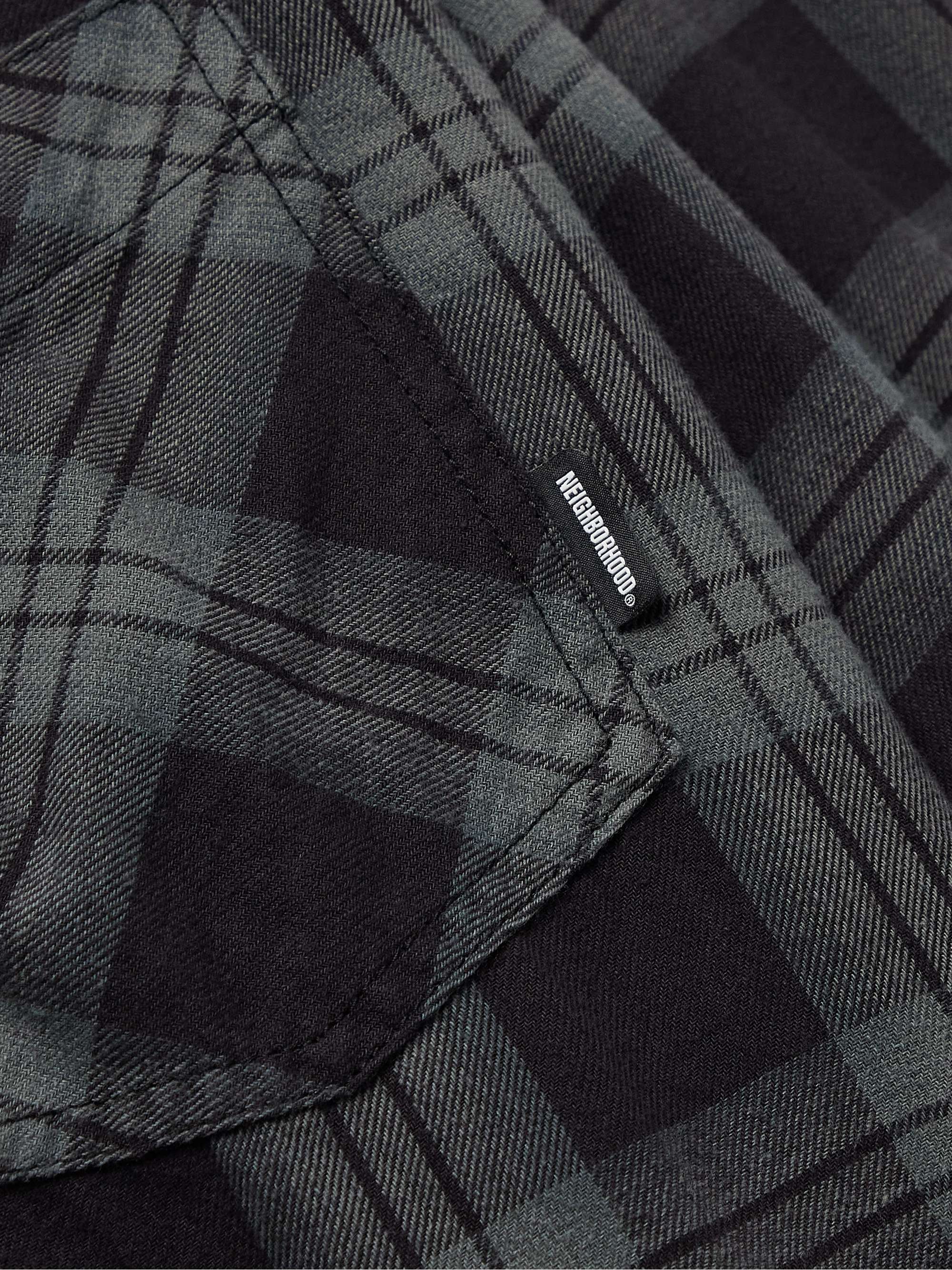 NEIGHBORHOOD Nel Checked Cotton-Flannel Shirt