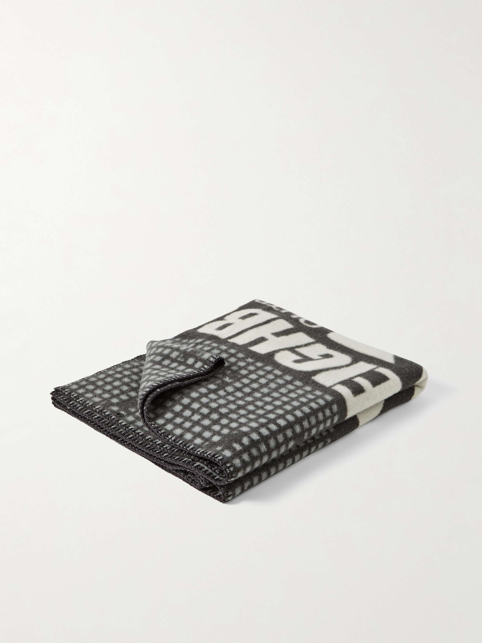 + Nanga Logo-Jacquard Wool Blanket