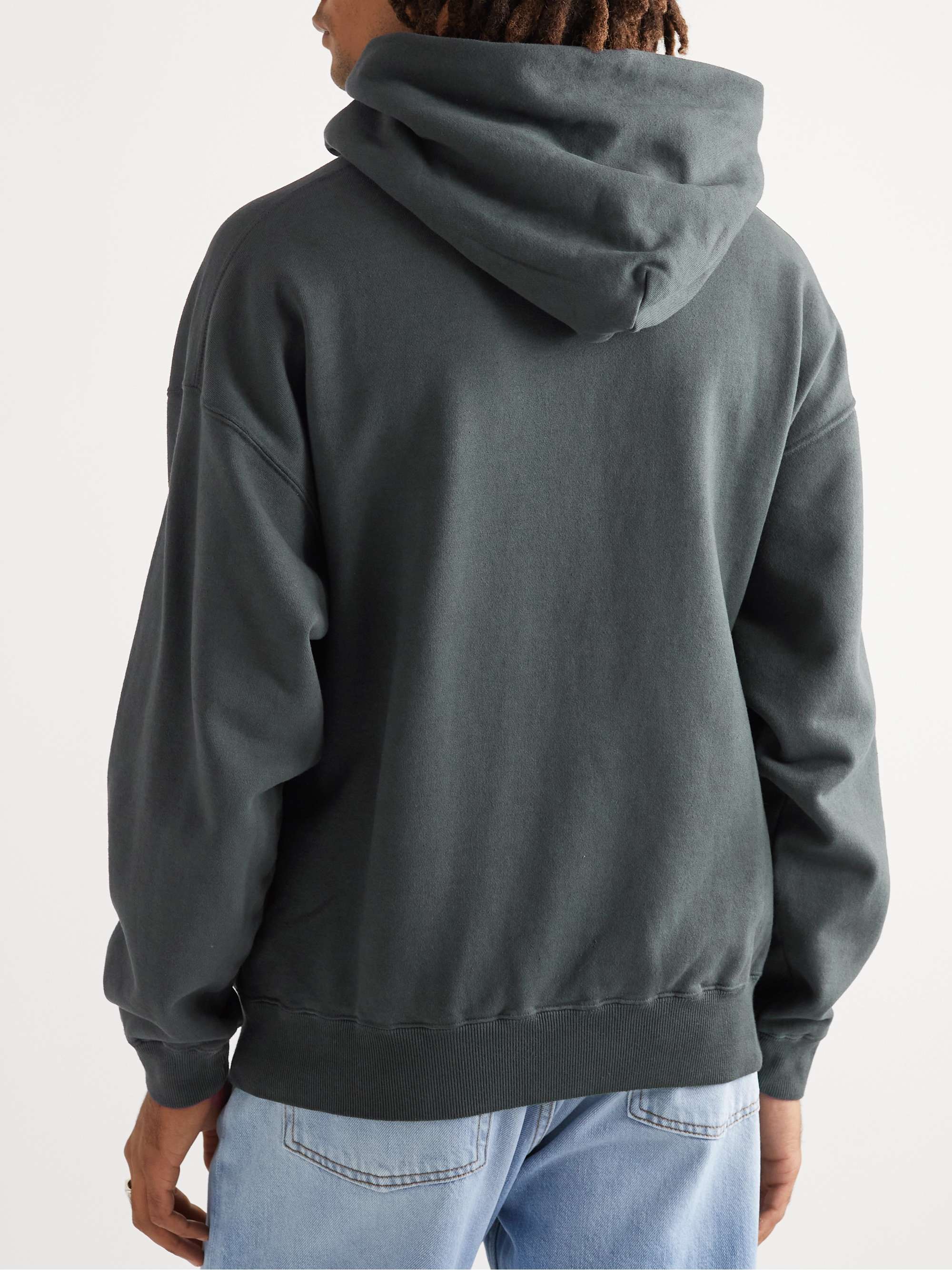 NEIGHBORHOOD Printed Loopback Cotton-Jersey Hoodie