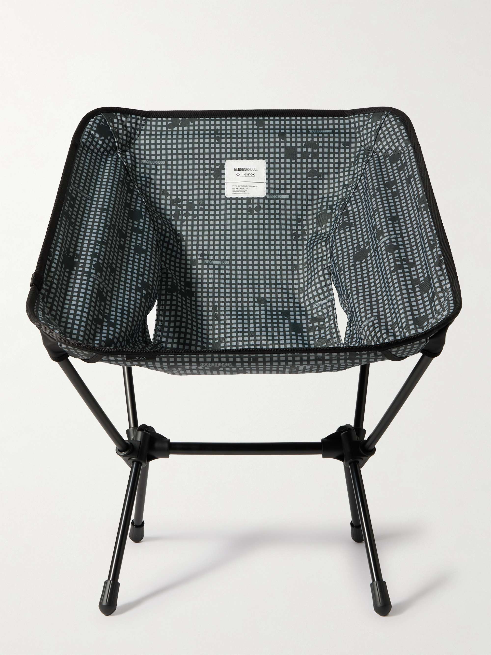 NEIGHBORHOOD + Helinox Printed Shell and Aluminium Deck Chair