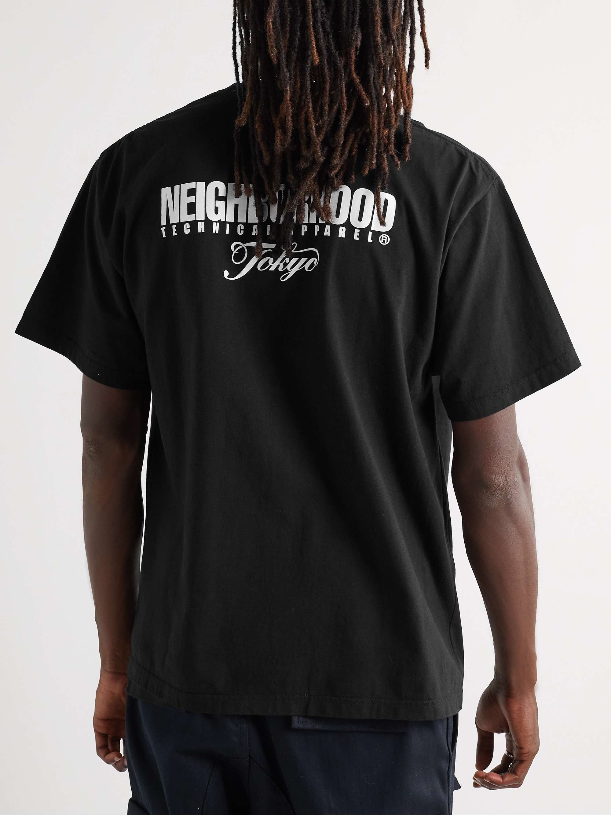 NEIGHBORHOOD Logo-Print Cotton-Jersey T-Shirt