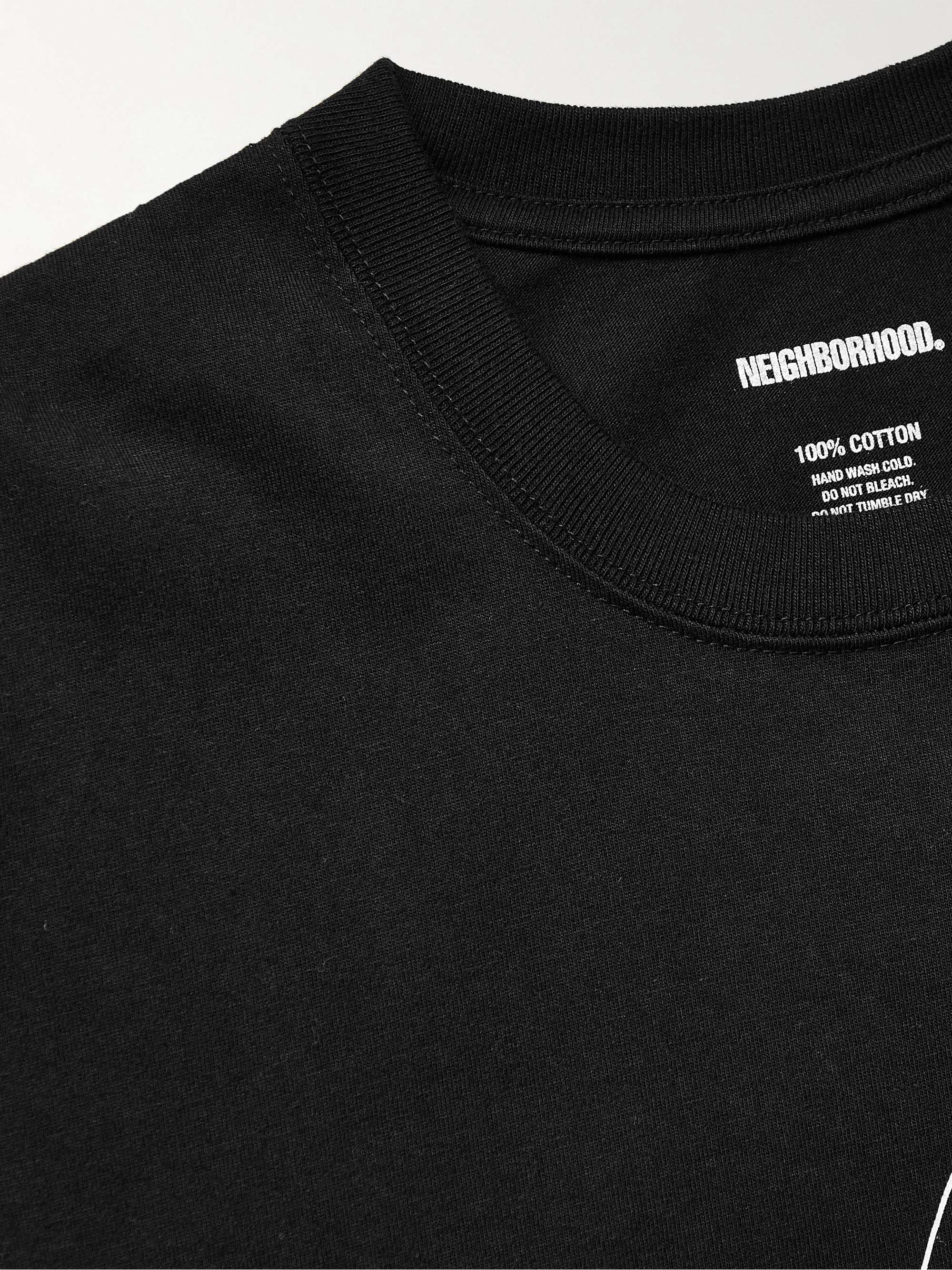 NEIGHBORHOOD Logo-Print Cotton-Jersey T-Shirt