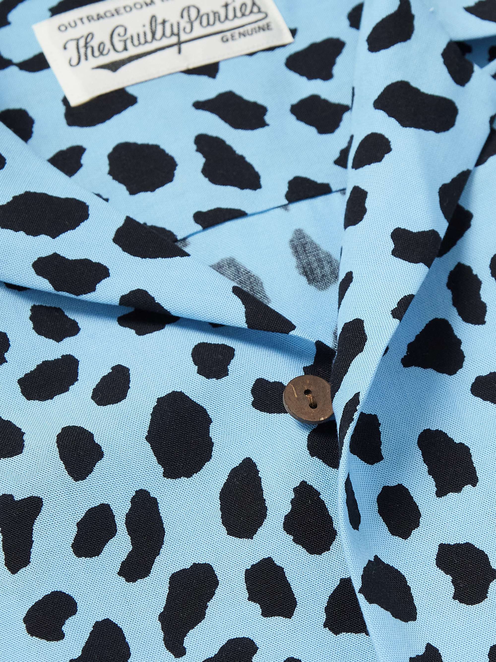 WACKO MARIA Camp-Collar Leopard-Print TENCEL™ Lyocell Shirt WACKO MARIA Camp-Collar Leopard-Print TENCEL™ Lyocell Shirt