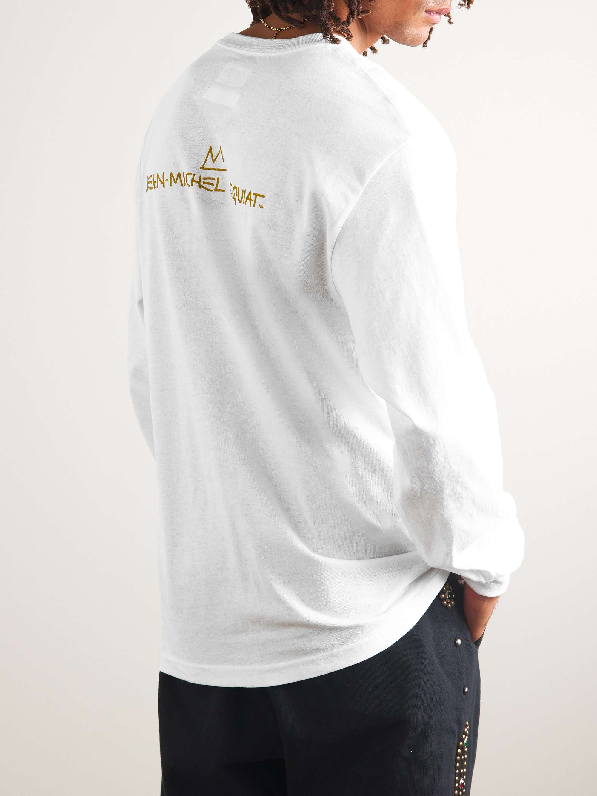WACKO MARIA + Jean-Michel Basquiat Printed Cotton-Jersey T-Shirt