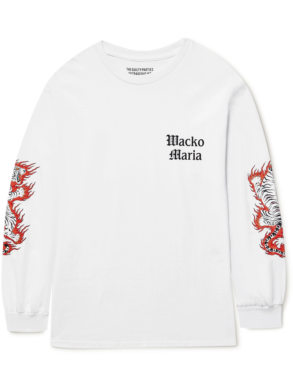 Wacko Maria Tim Lehi Printed Cotton-jersey T-shirt In White | ModeSens