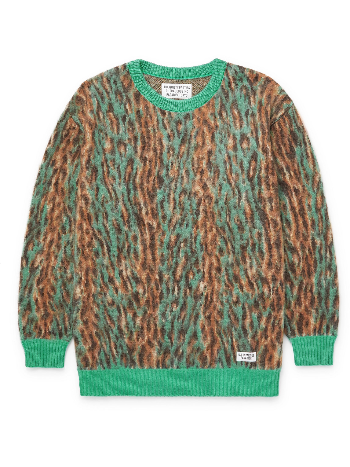 Leopard-Jacquard Sweater