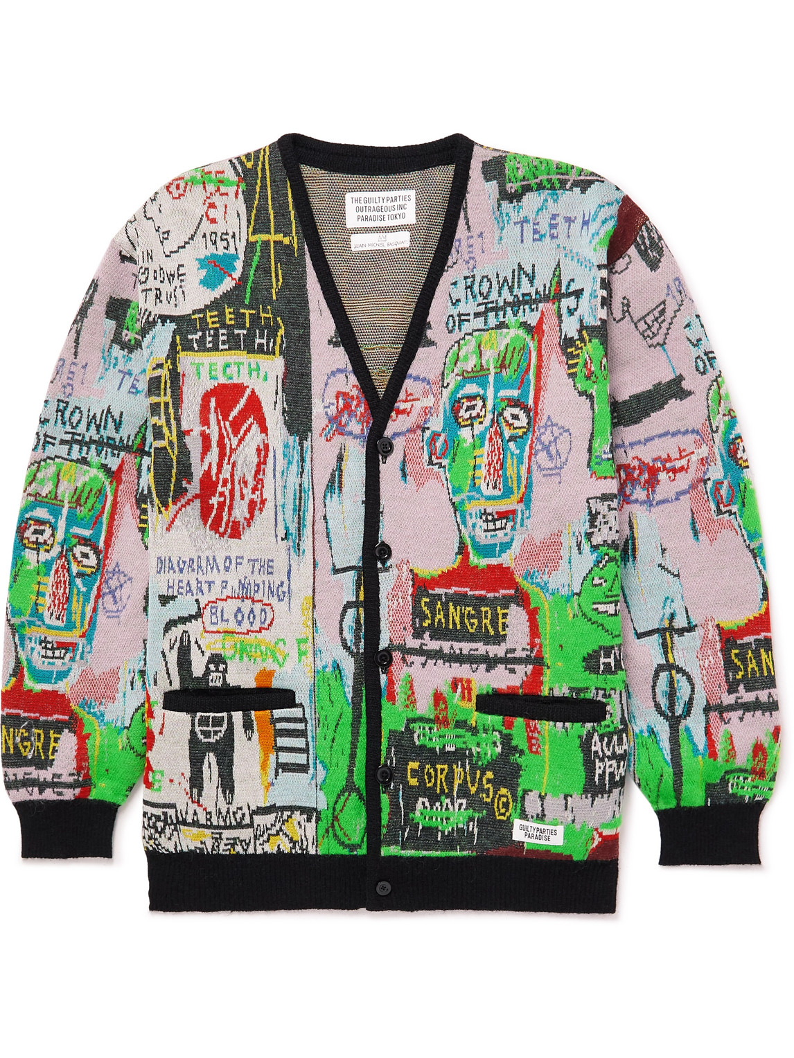 Clothing Wacko Maria Basquiat Sweater Wacko Maria Jean-michel