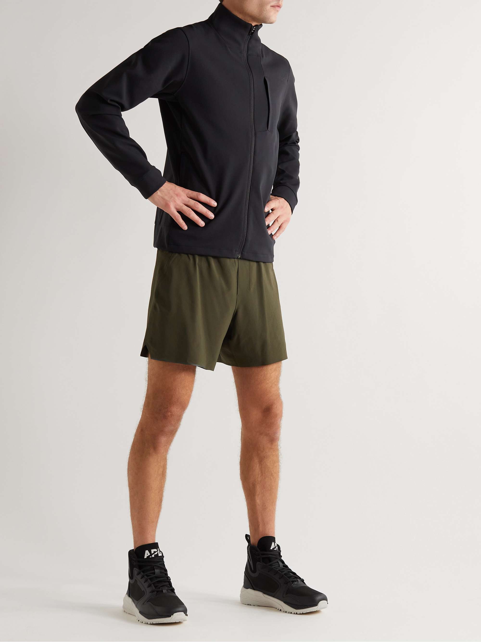 APL ATHLETIC PROPULSION LABS Defender TechLoom and TPU High-Top Running Sneakers