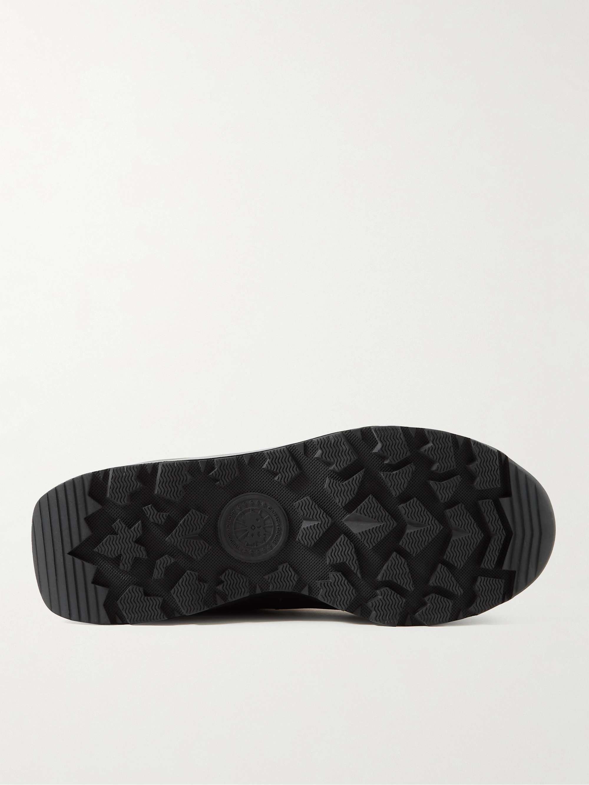 CANADA GOOSE Armstrong Rubber-Trimmed Nubuck Boots