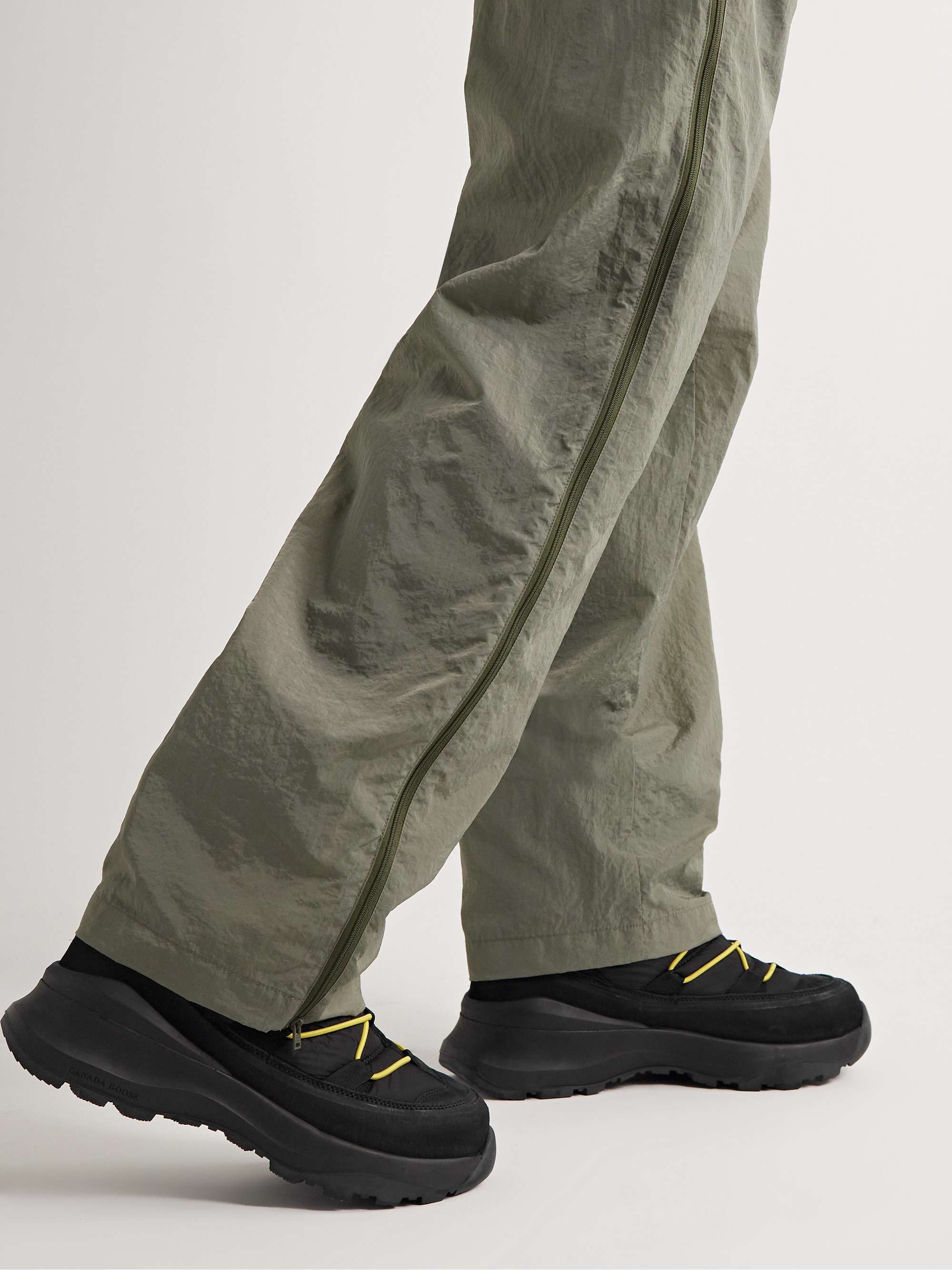 CANADA GOOSE Toronto Suede-Trimmed Quilted Shell Boots