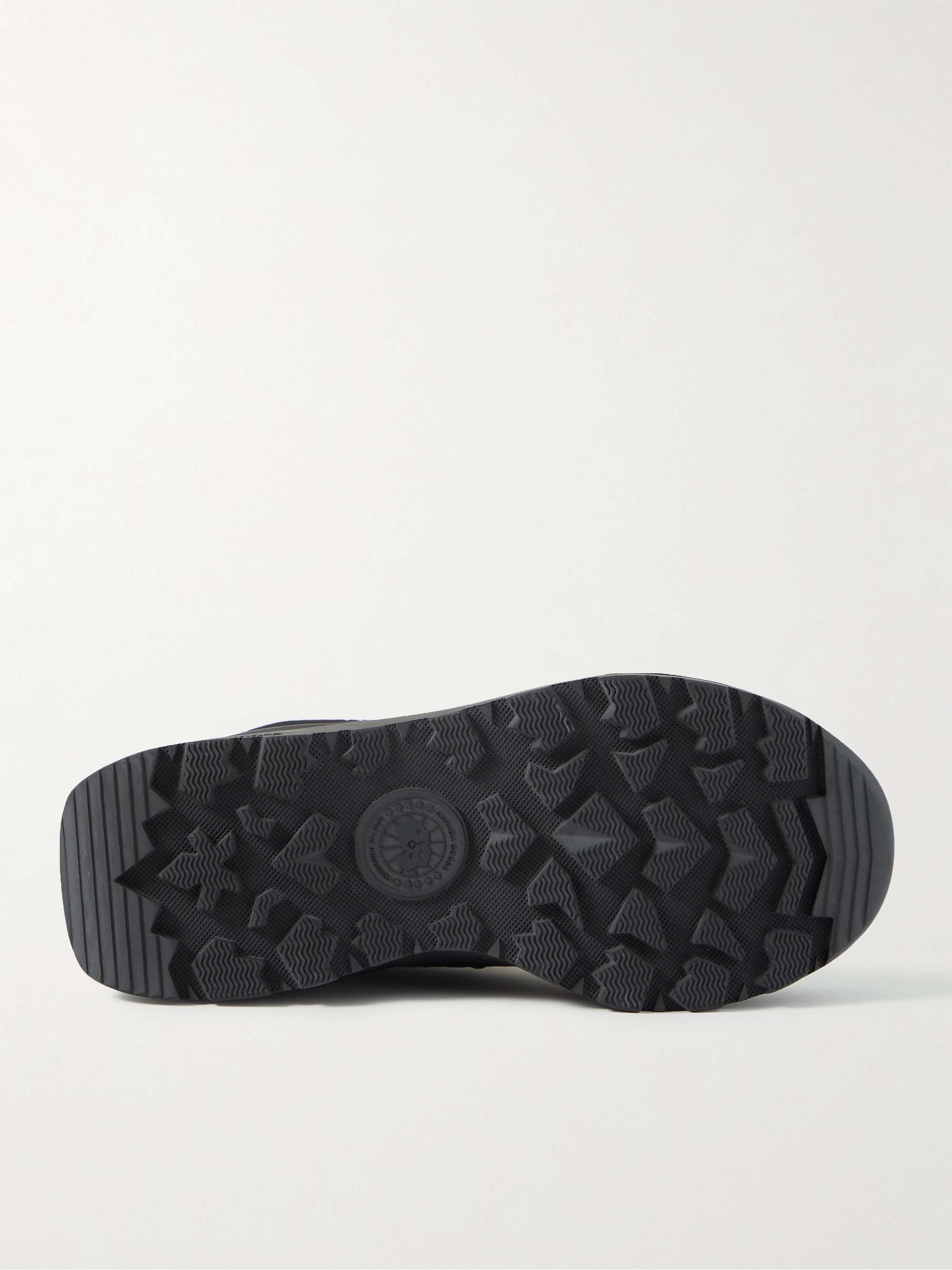 CANADA GOOSE Toronto Suede-Trimmed Quilted Shell Boots