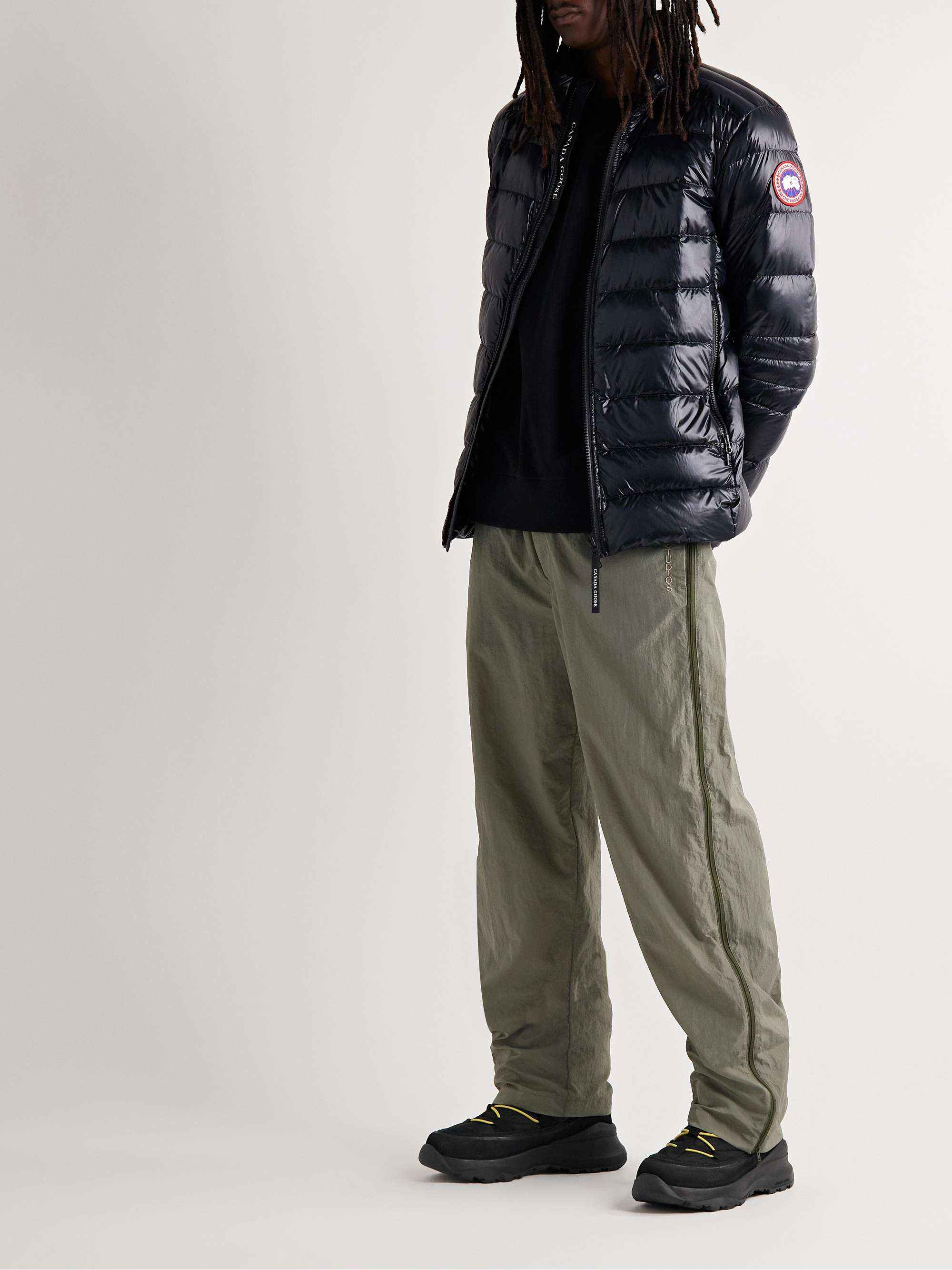 CANADA GOOSE Toronto Suede-Trimmed Quilted Shell Boots