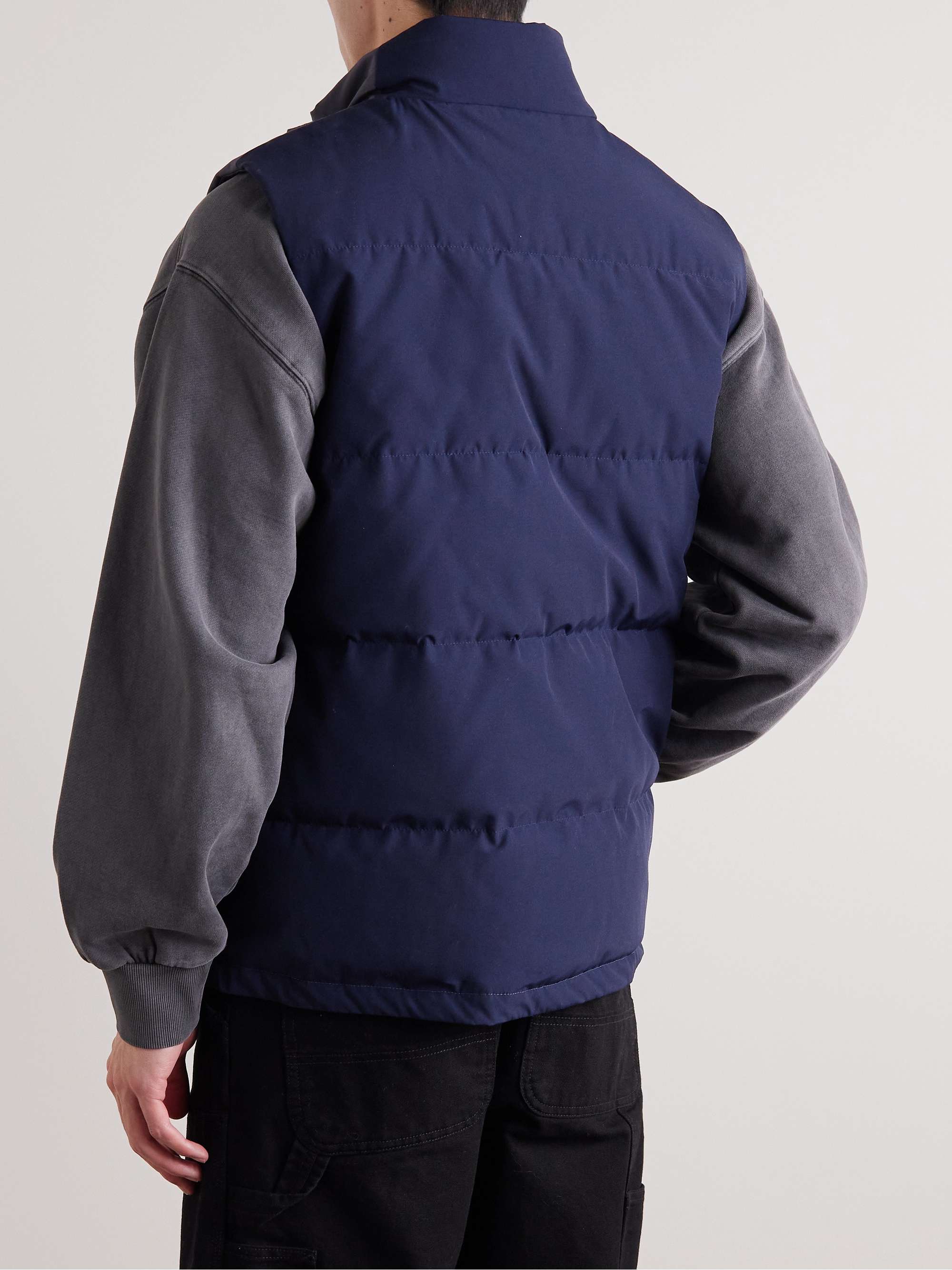 CANADA GOOSE Freestyle Regeneration Two-Tone Quilted Shell Down Gilet