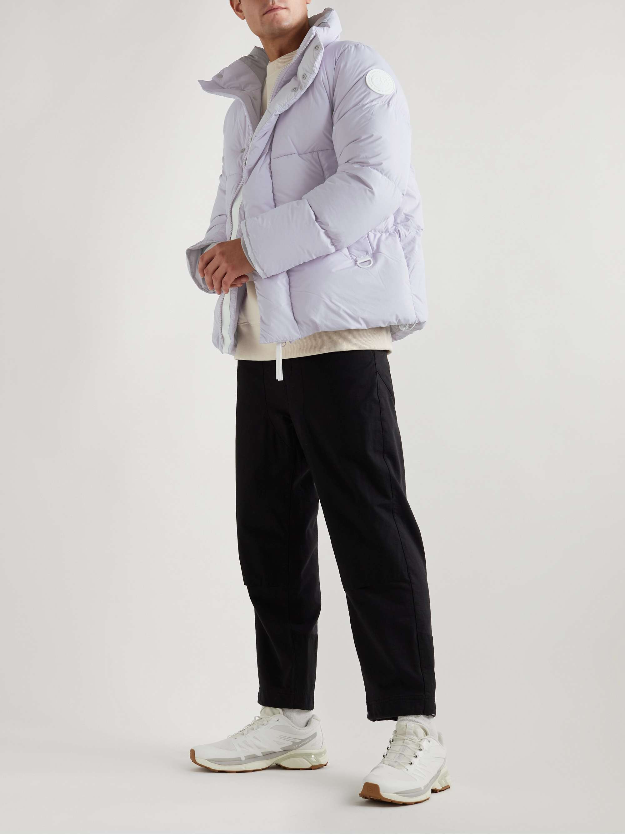 CANADA GOOSE Everett Logo-Appliquéd Quilted EnduraLuxe Down Jacket