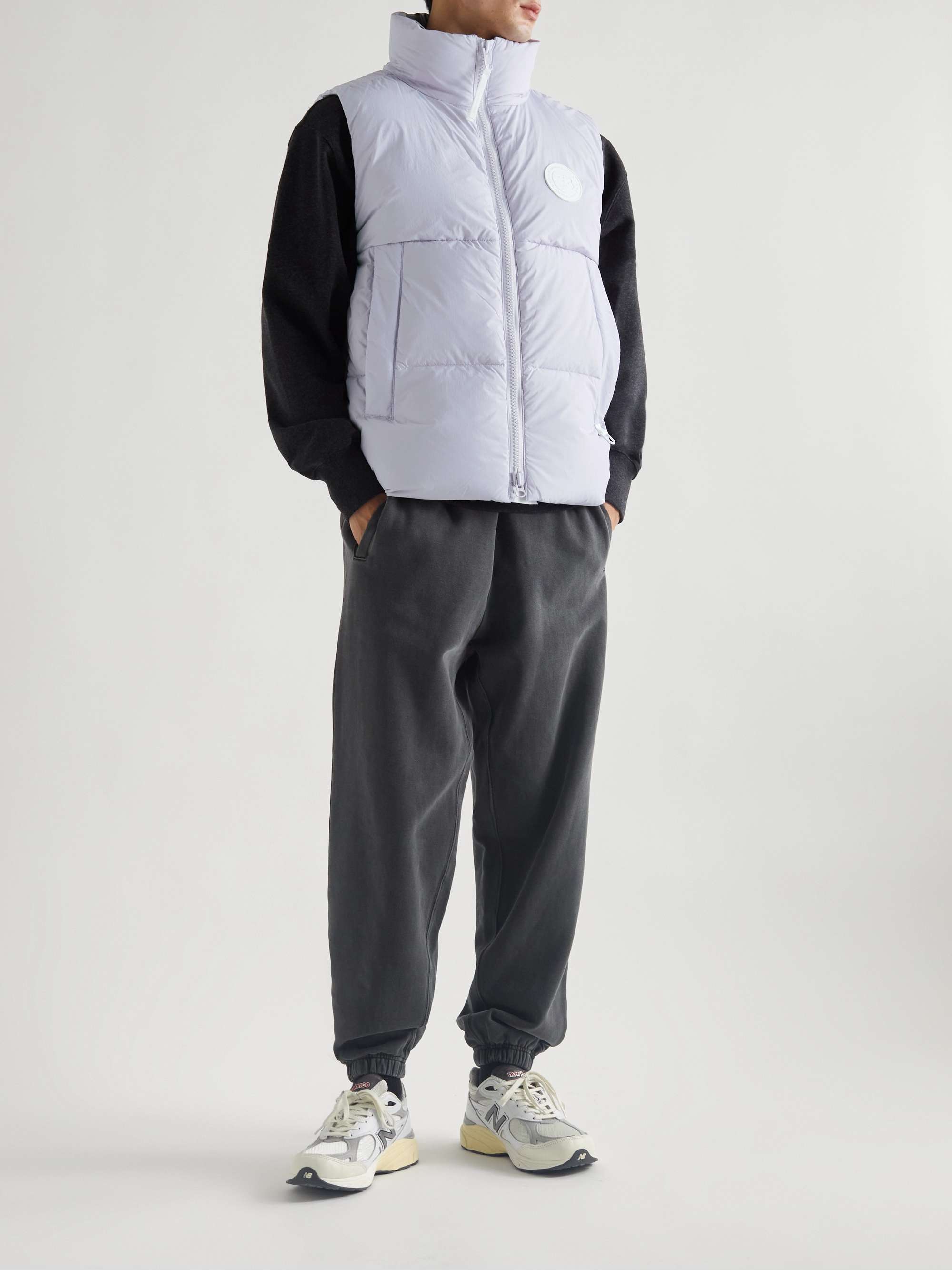 CANADA GOOSE Everett Logo-Appliquéd Quilted EnduraLuxe Down Gilet