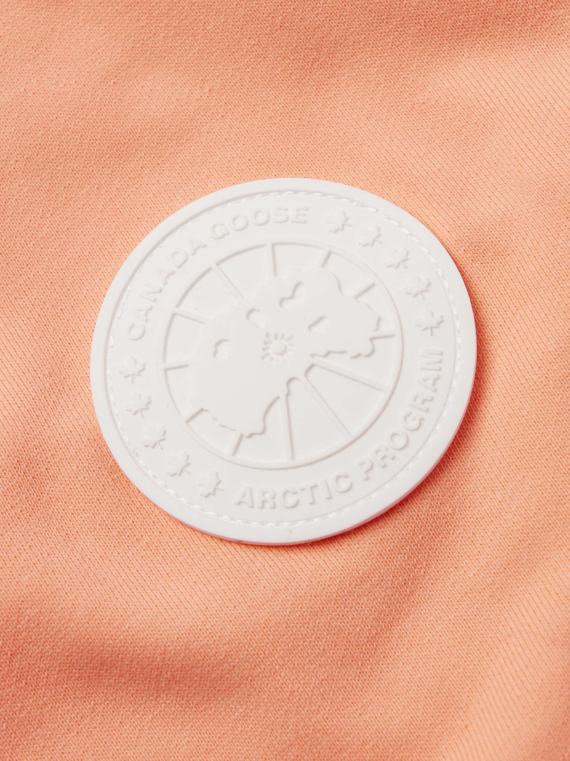 CANADA GOOSE Huron Logo-Appliquéd Cotton-Jersey Hoodie