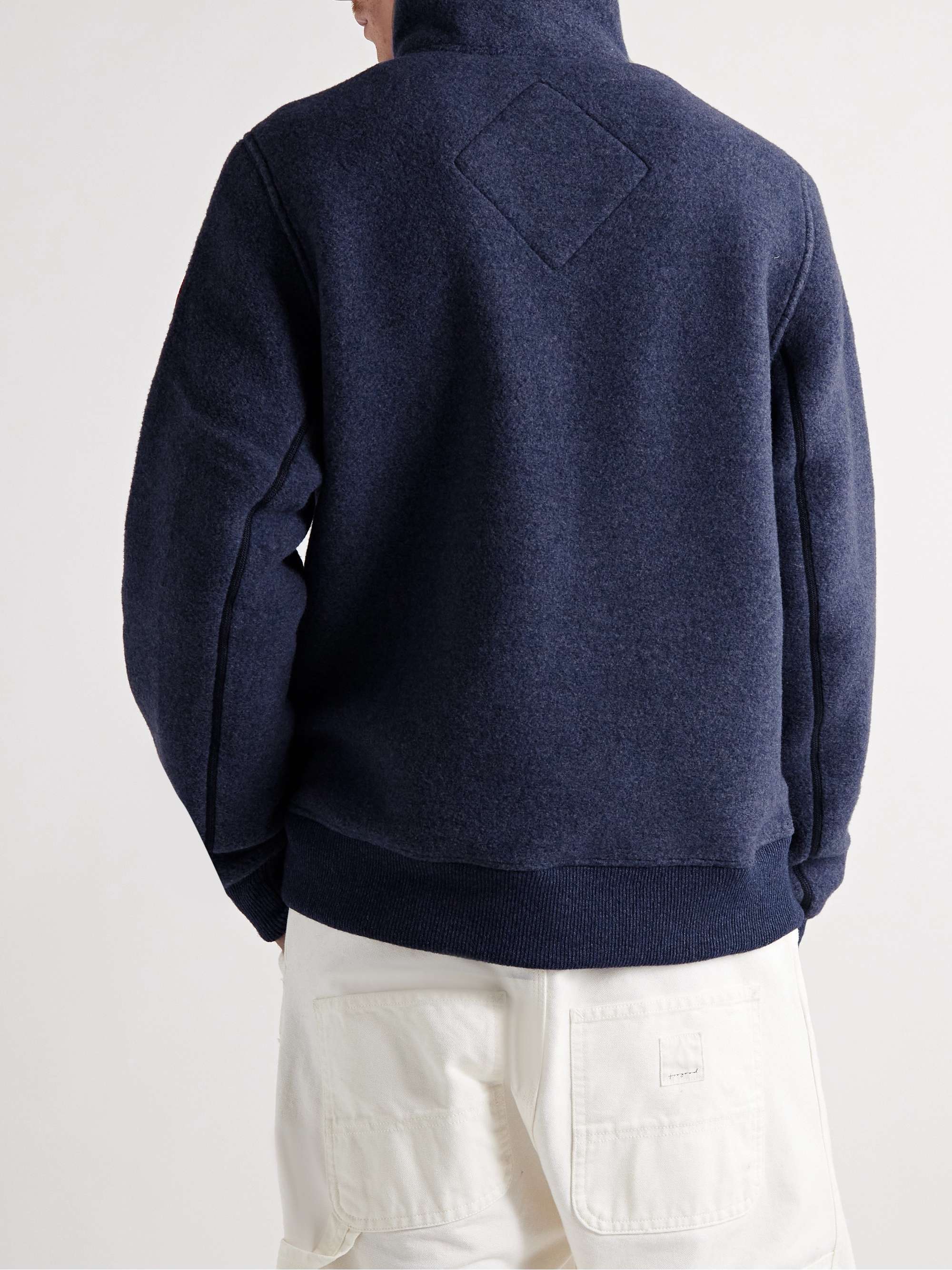 CANADA GOOSE Lawson Logo-Appliquéd Kind Fleece Jacket