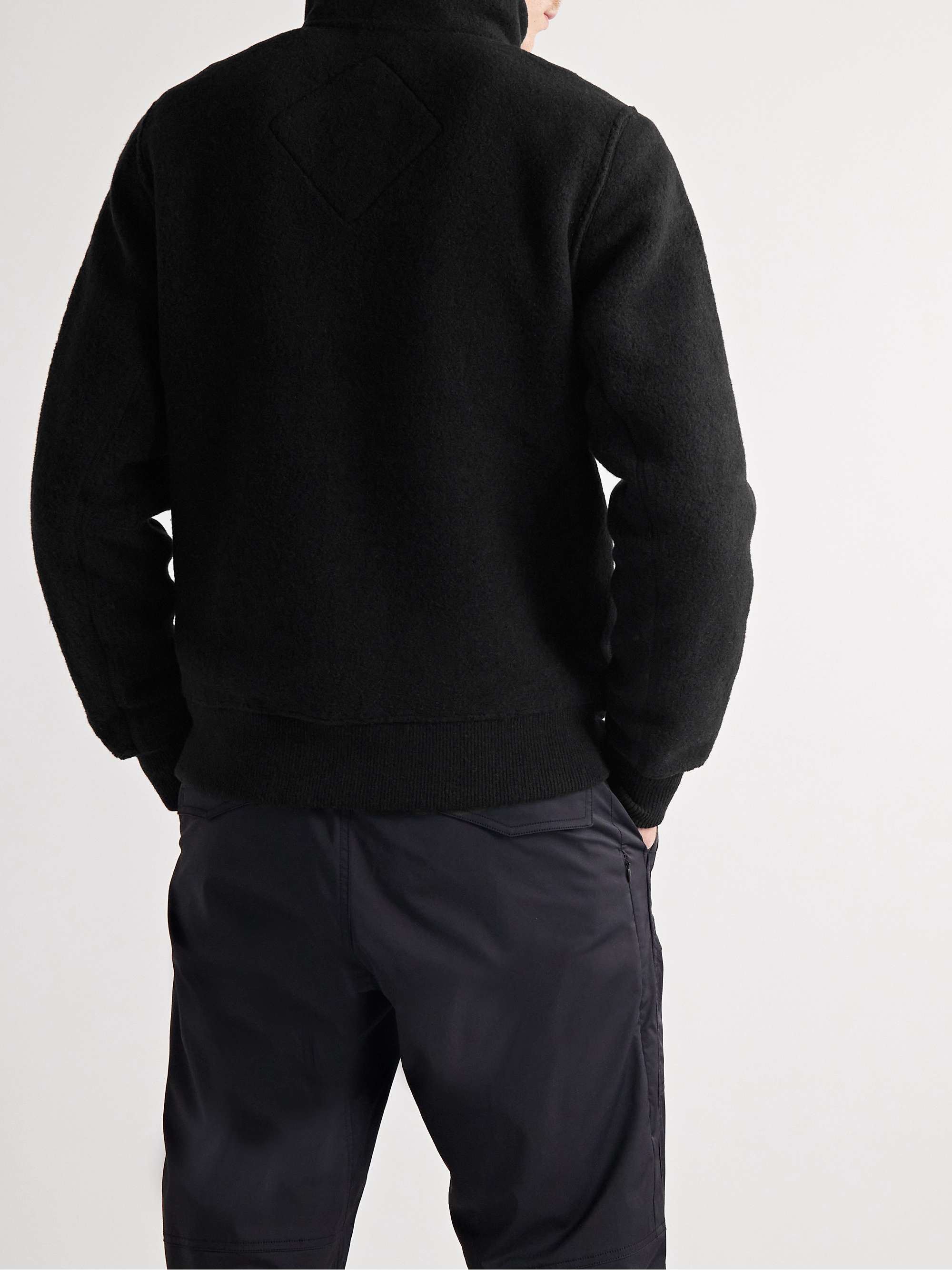 CANADA GOOSE Lawson Logo-Appliquéd Kind Fleece Jacket