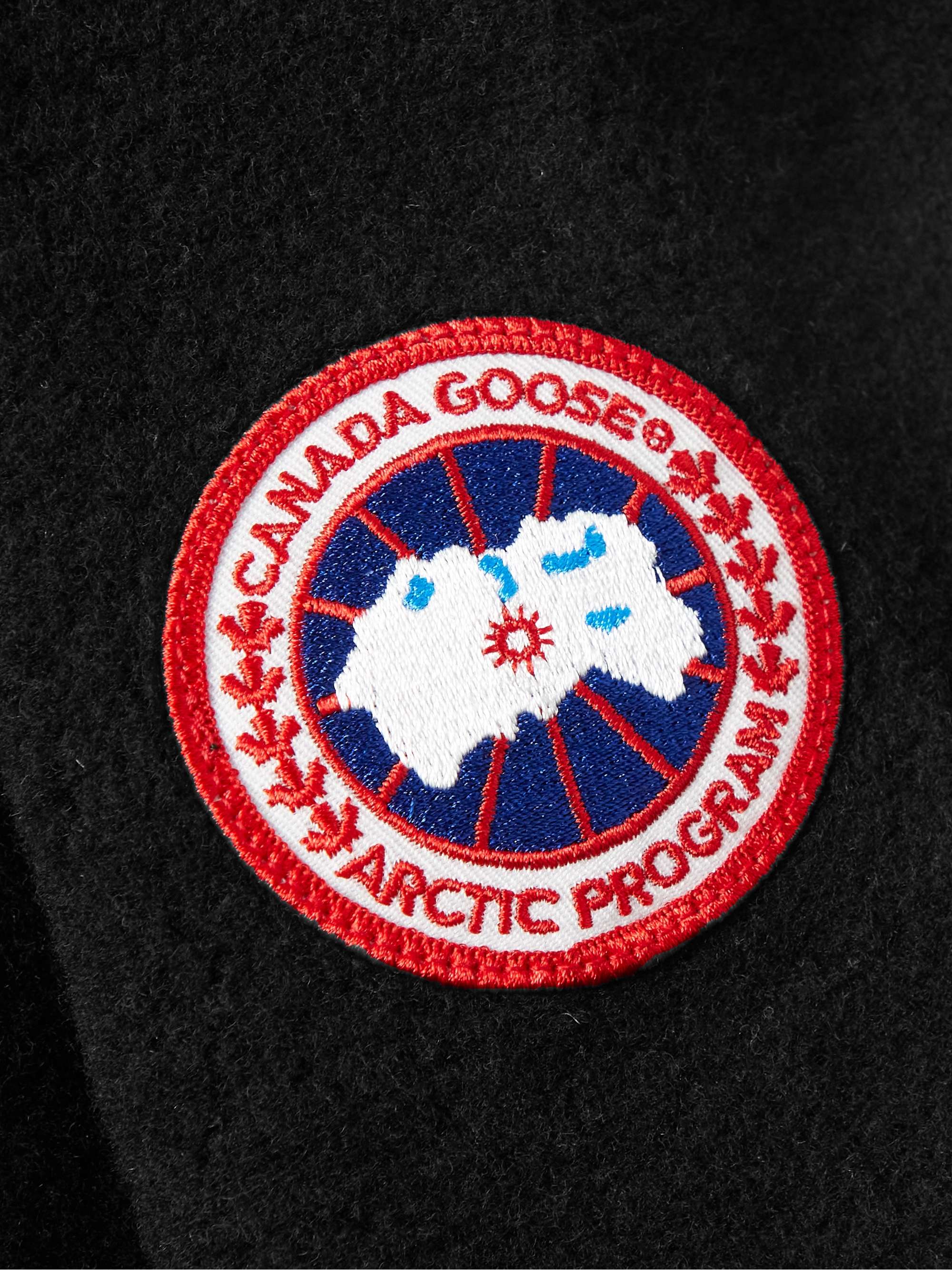 CANADA GOOSE Lawson Logo-Appliquéd Kind Fleece Jacket