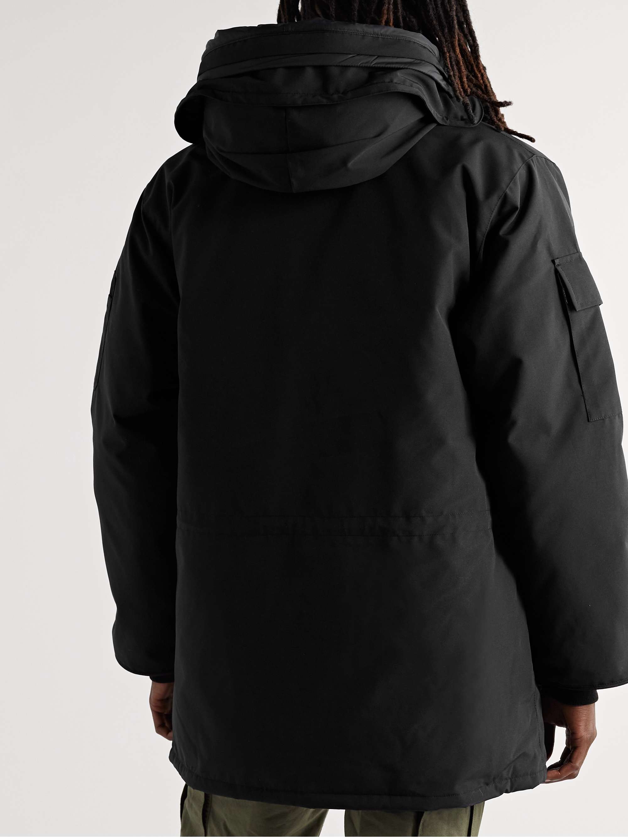 CANADA GOOSE Expedition Logo-Appliquéd Arctic Tech® Hooded Down Jacket
