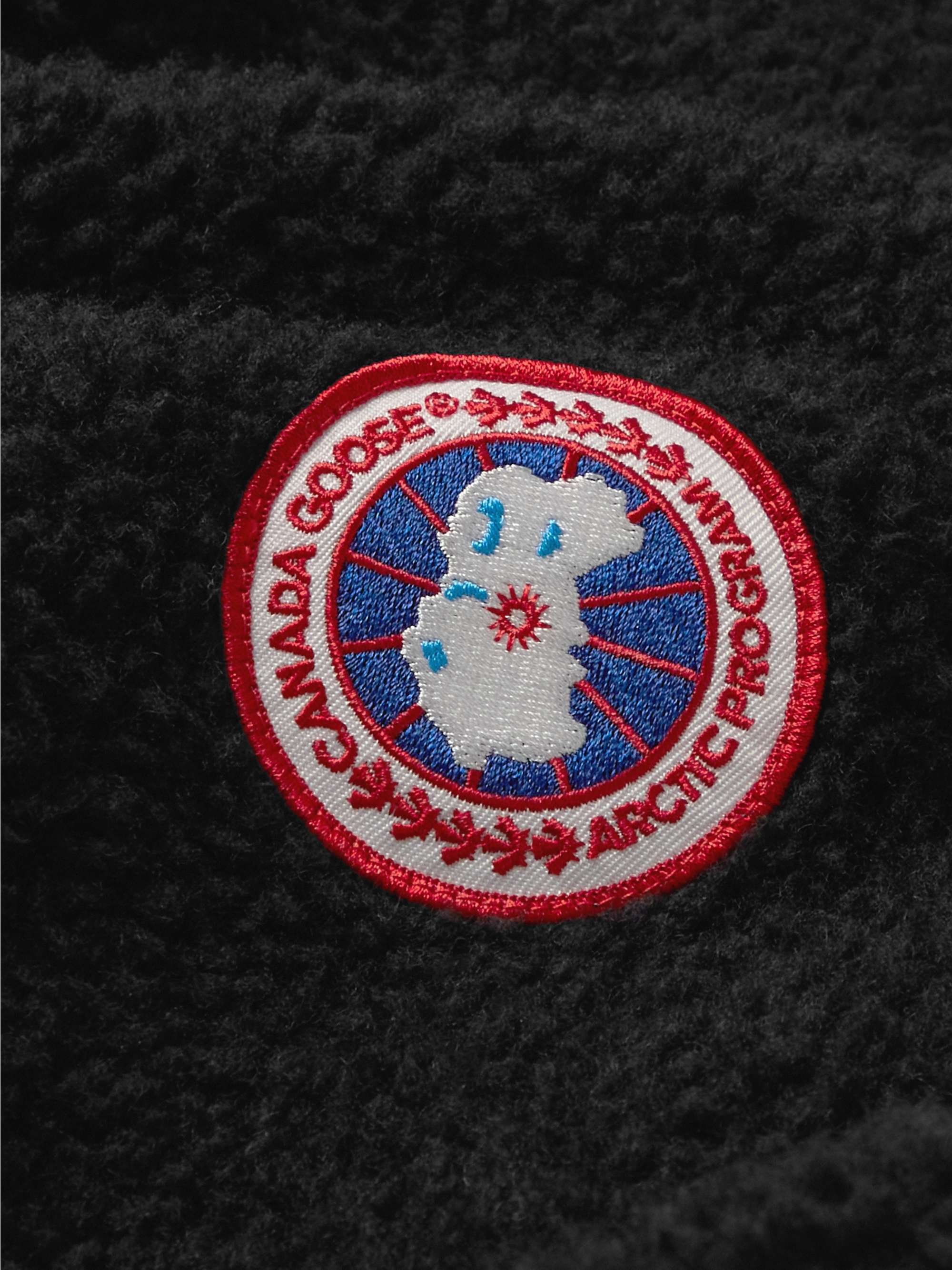 CANADA GOOSE Renfrew CORDURA®-Panelled Recycled Wool-Blend Fleece Half-Zip Sweatshirt