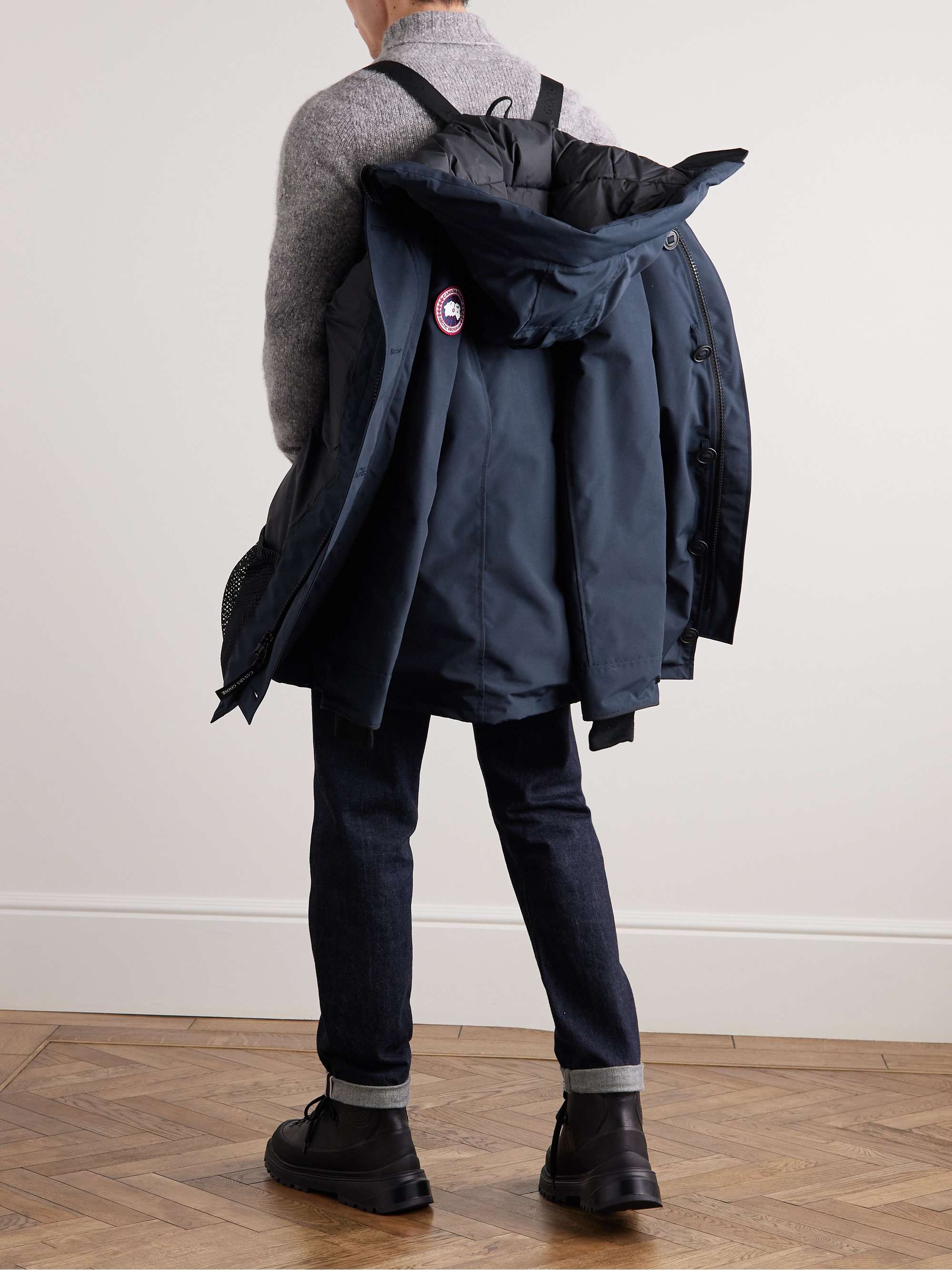 CANADA GOOSE Chateau Appliquéd ARCTIC TECH® Shell Hooded Down Parka
